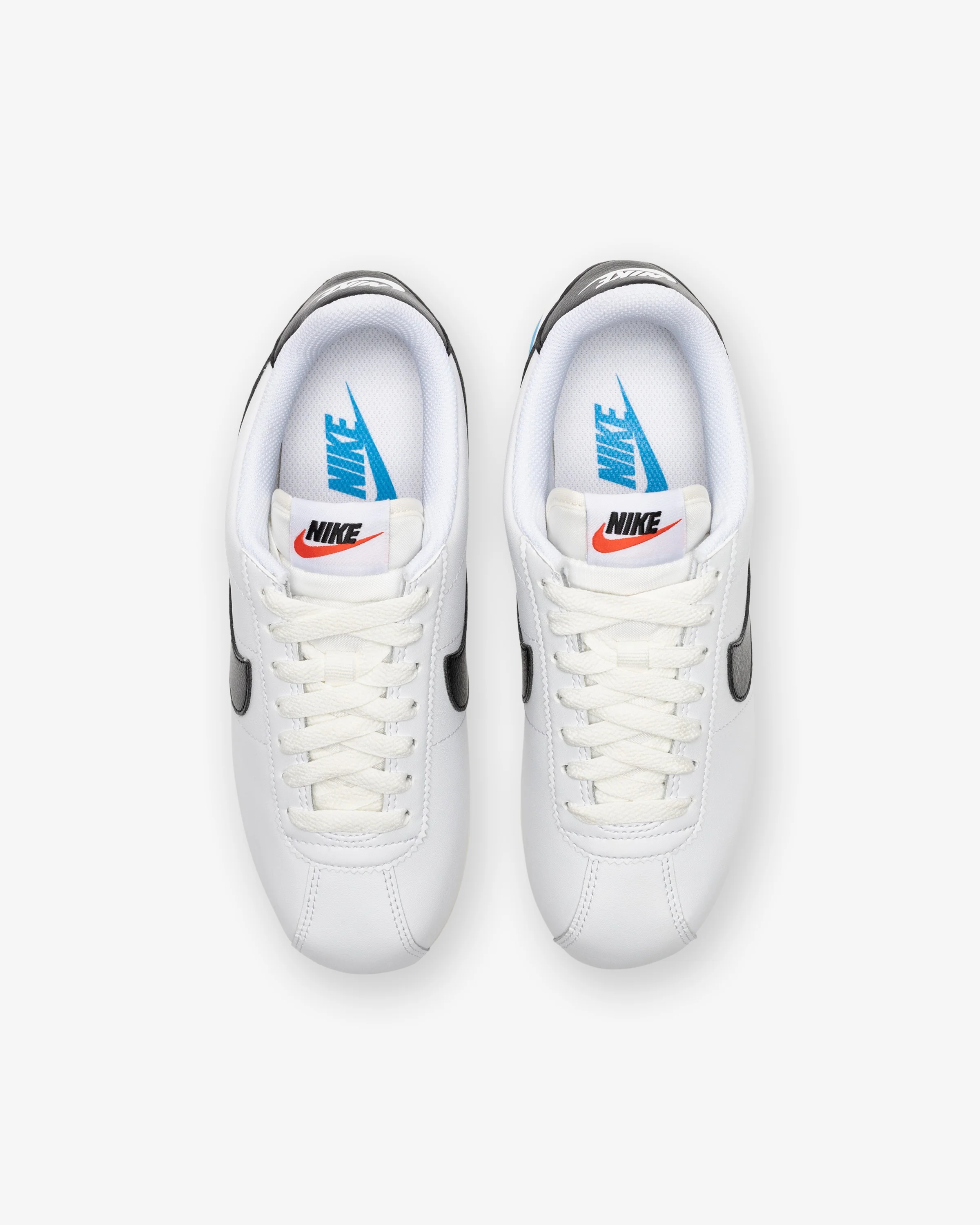 NIKE WOMEN'S CORTEZ - WHITE/ BLACK/ LTPHOTOBLUE