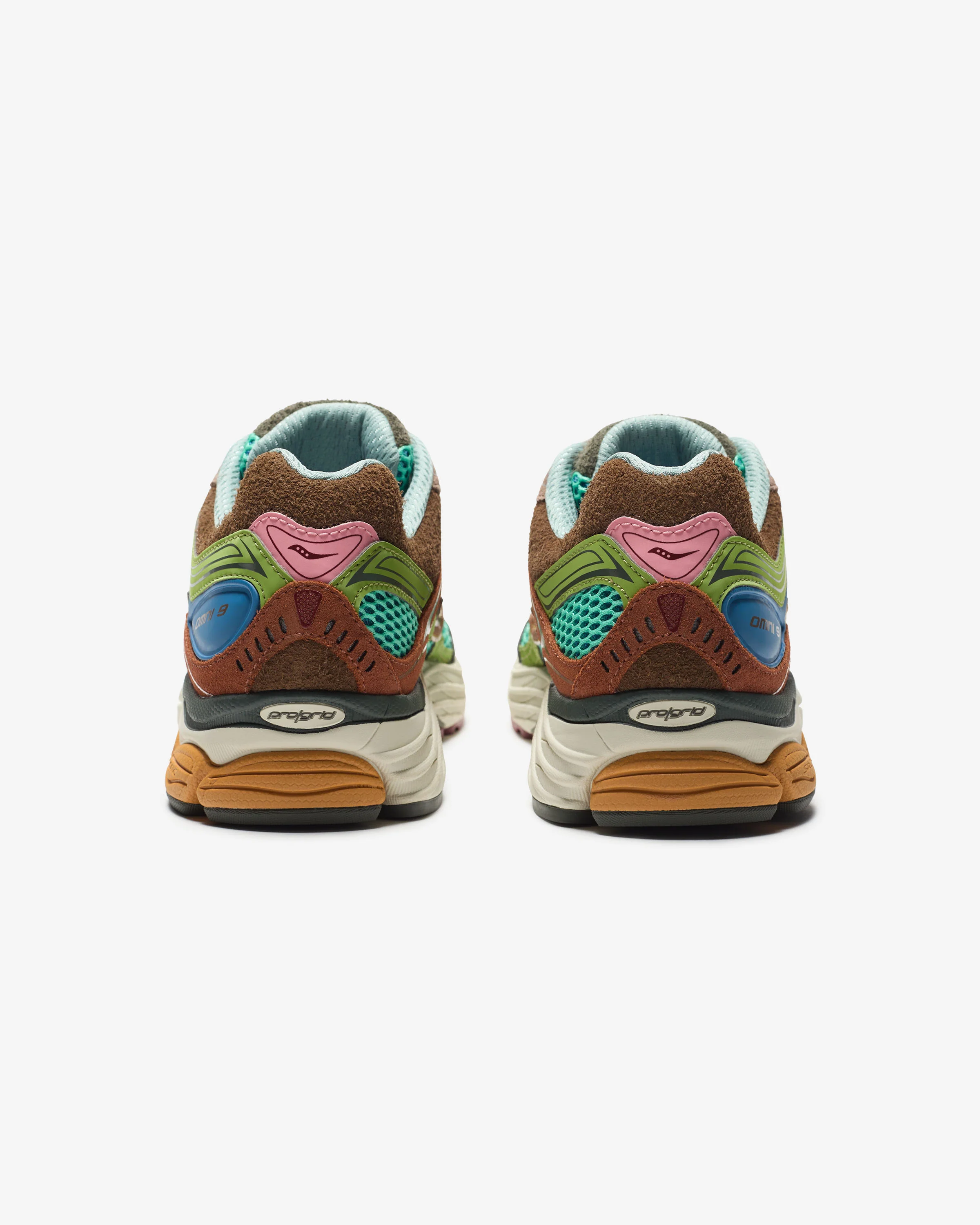 SAUCONY X SNEAKER POLITICS PROGRID OMNI 9 - BLUE/ BROWN
