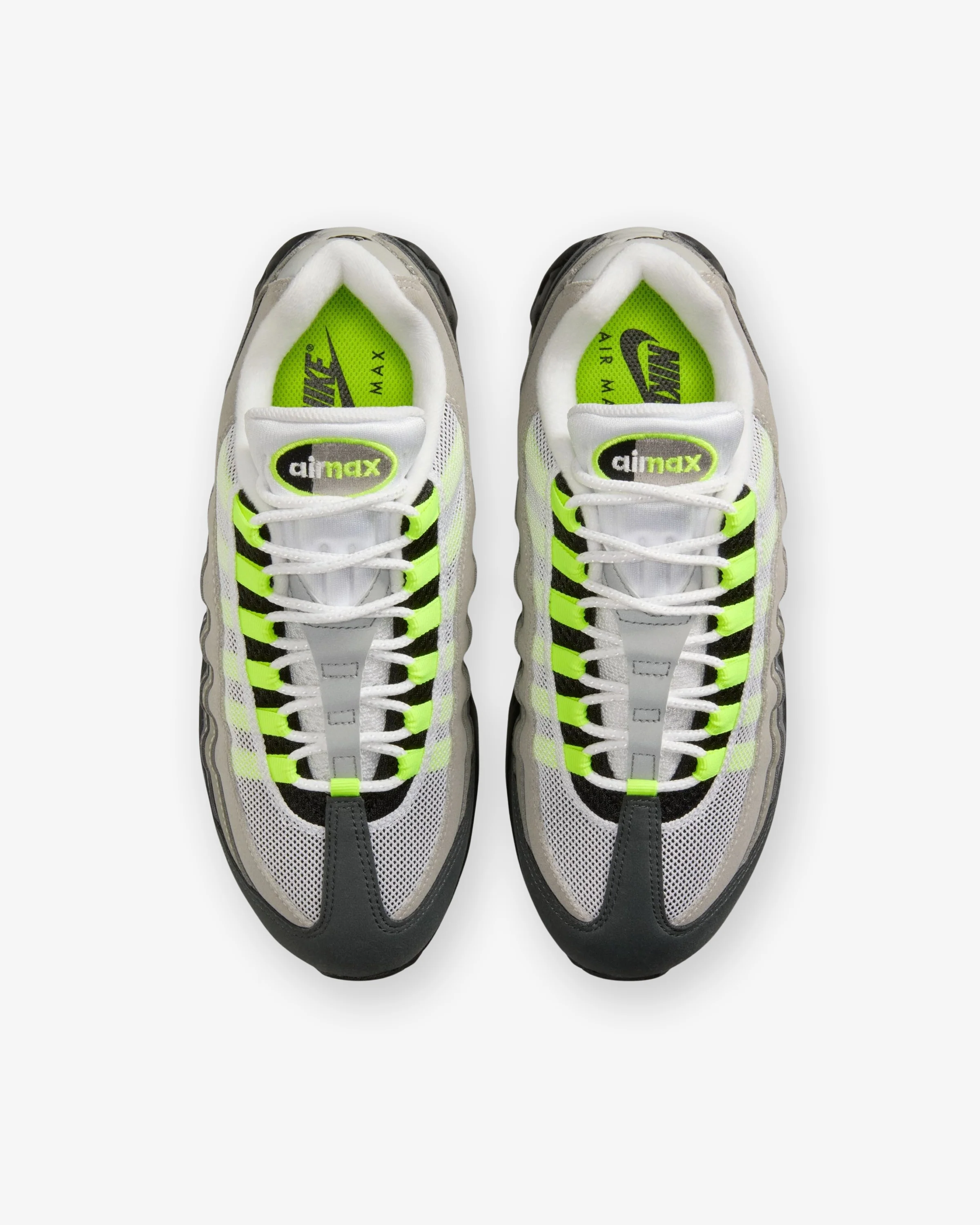 NIKE WMNS AIR MAX 95 "BIG BUBBLE" - BLACK/ NEON YELLOW