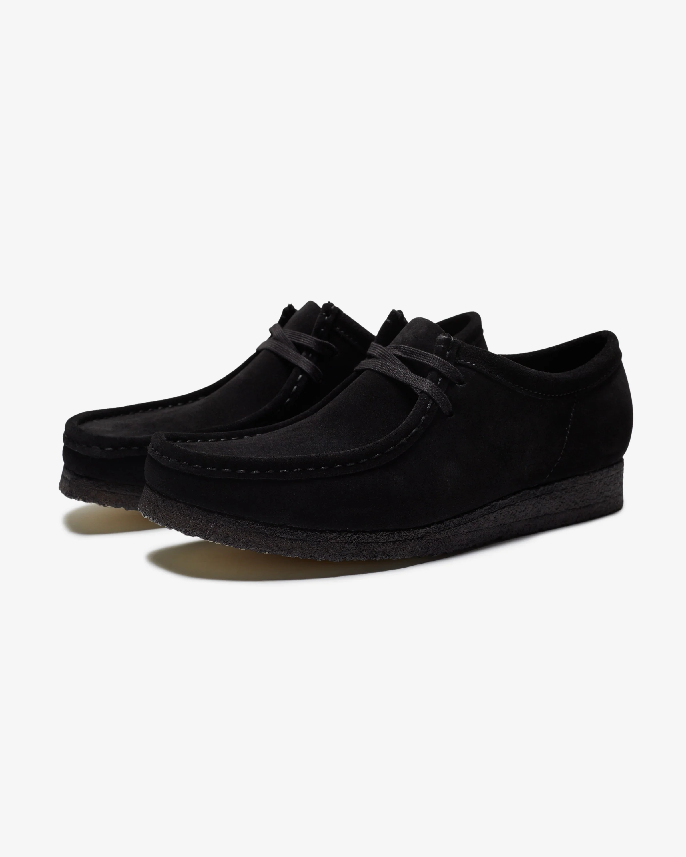 CLARKS WALLABEE SUEDE - BLACK