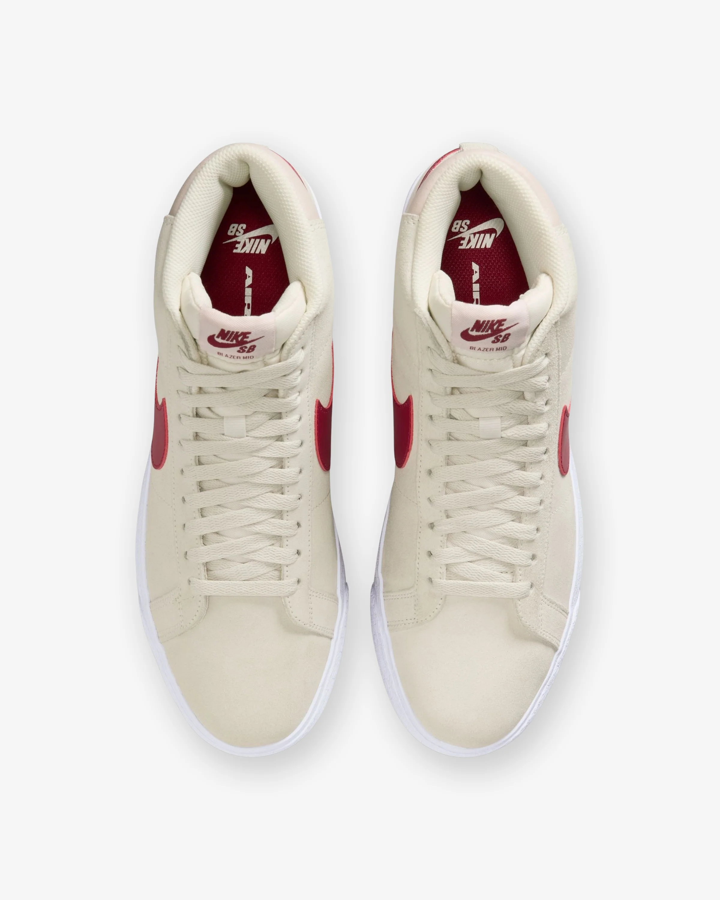 NIKE SB ZOOM BLAZER MID - PALEIVORY/ NOBLERED