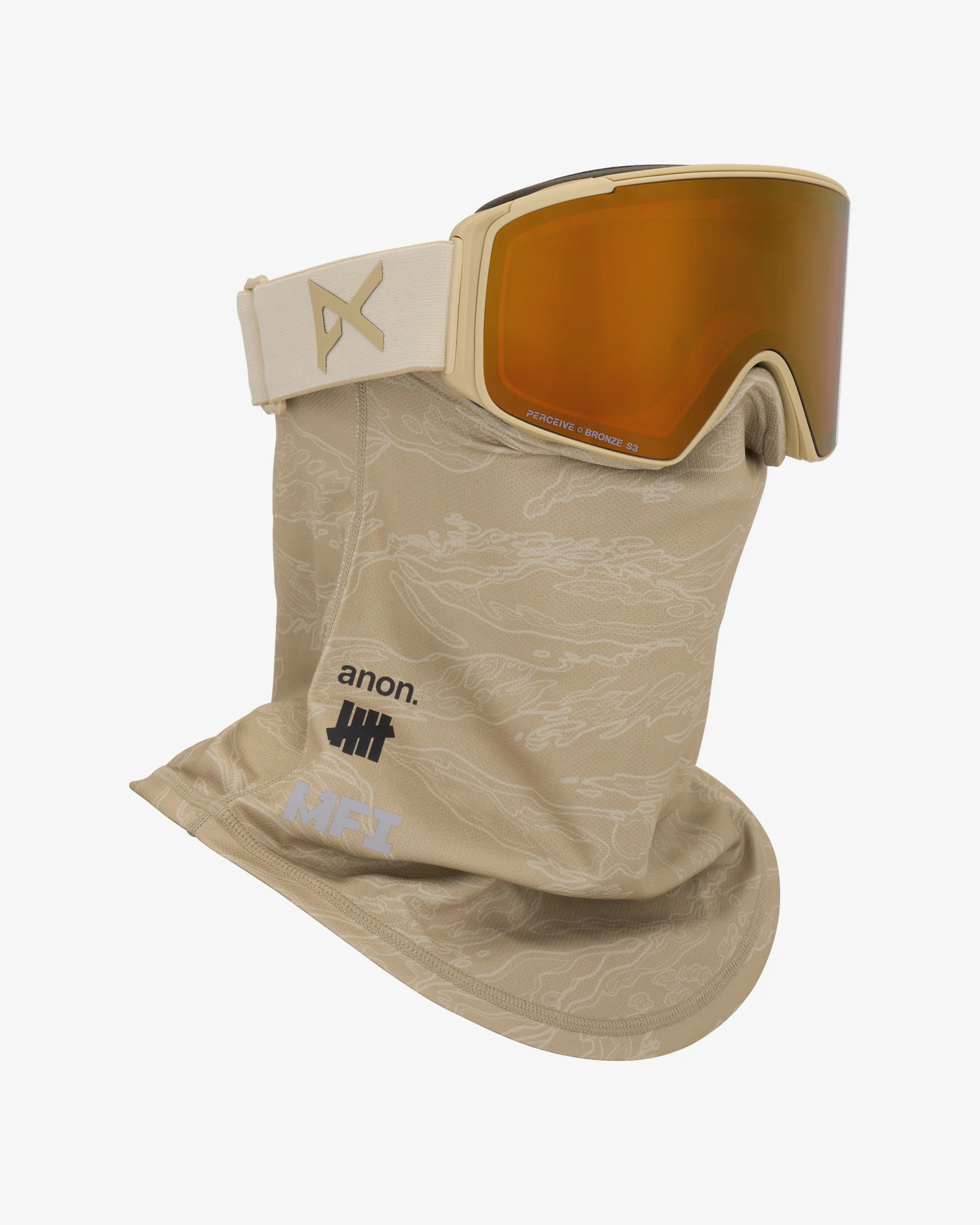 UNDEFEATED X BURTON M4 GOGGLES - TAN