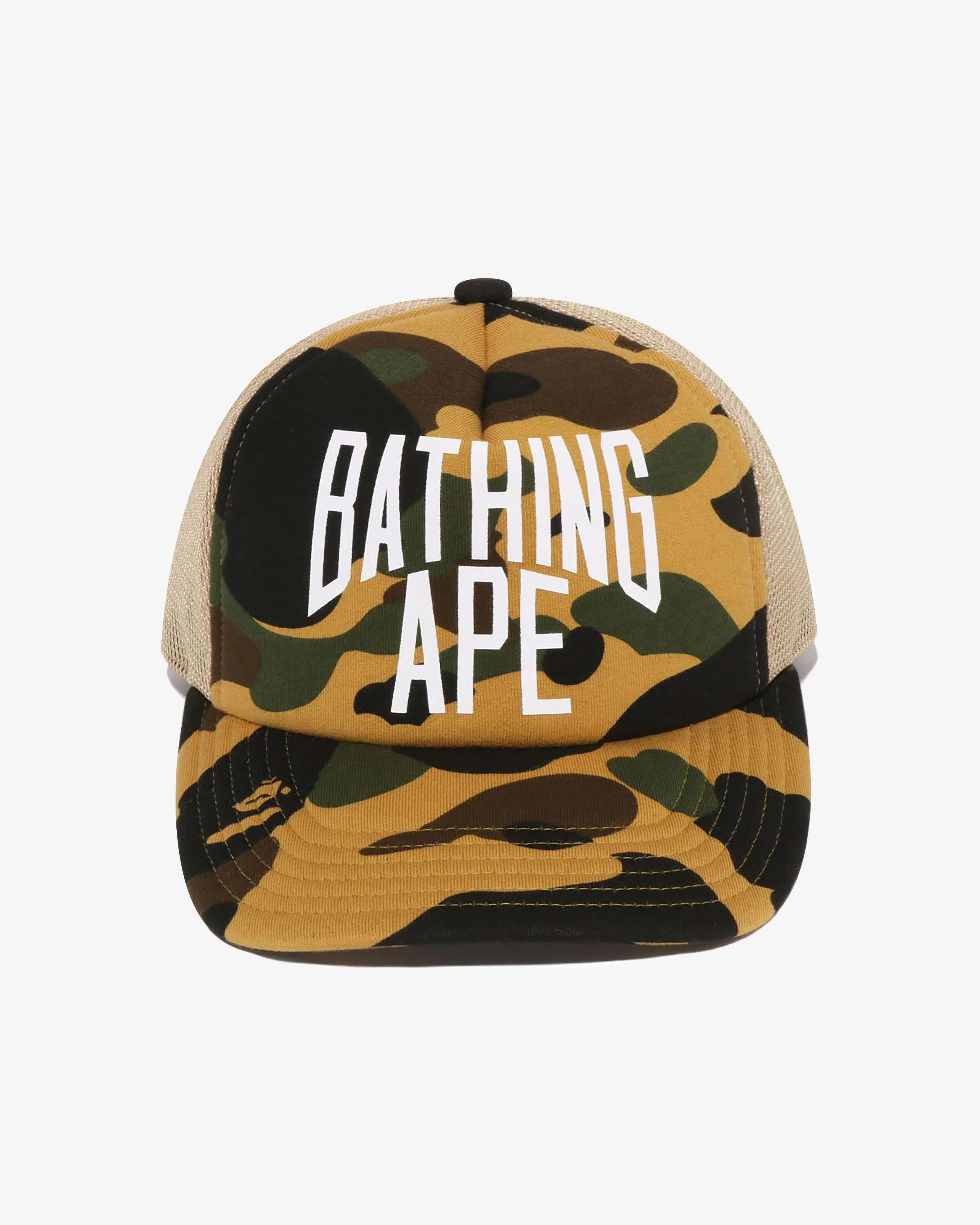 BAPE 1ST CAMO NYC LOGO MESH CAP