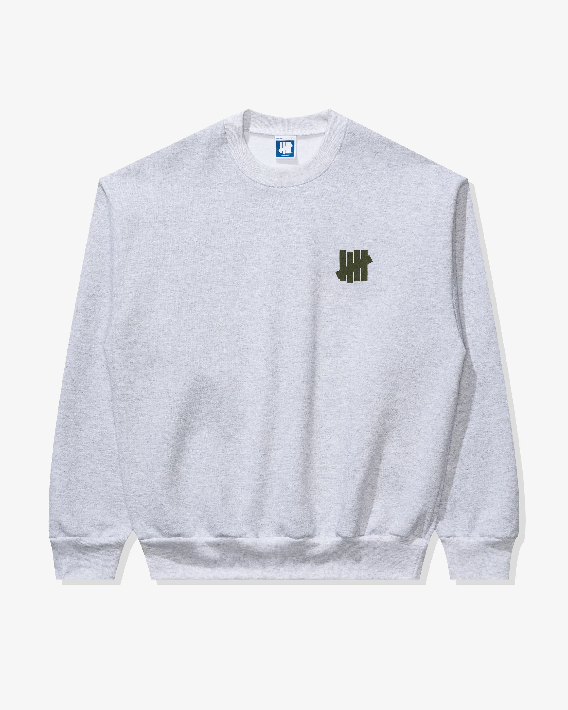 UNDEFEATED STENCIL CREWNECK - ASH