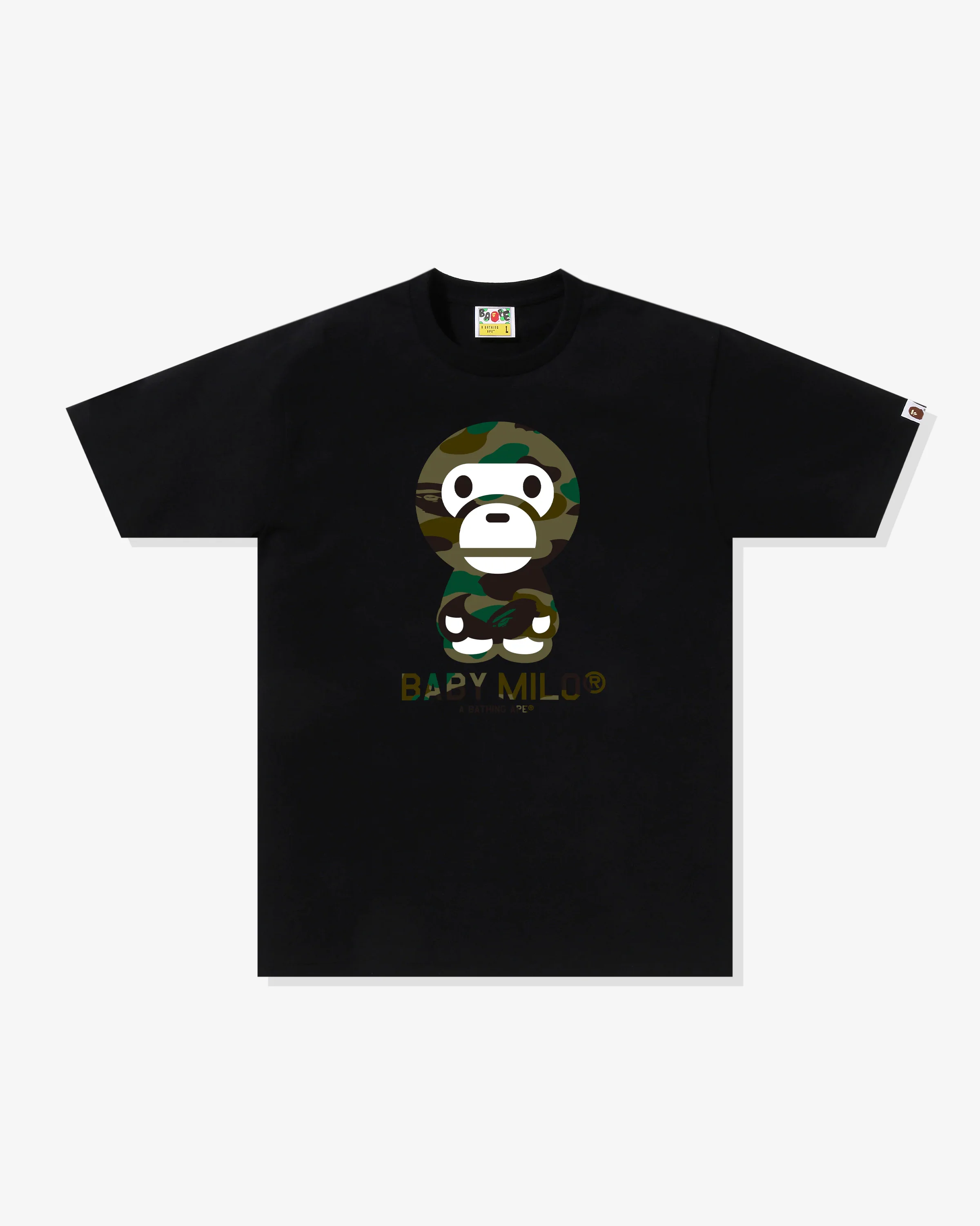 BAPE 1ST CAMO BABY MILO TEE - BLACK