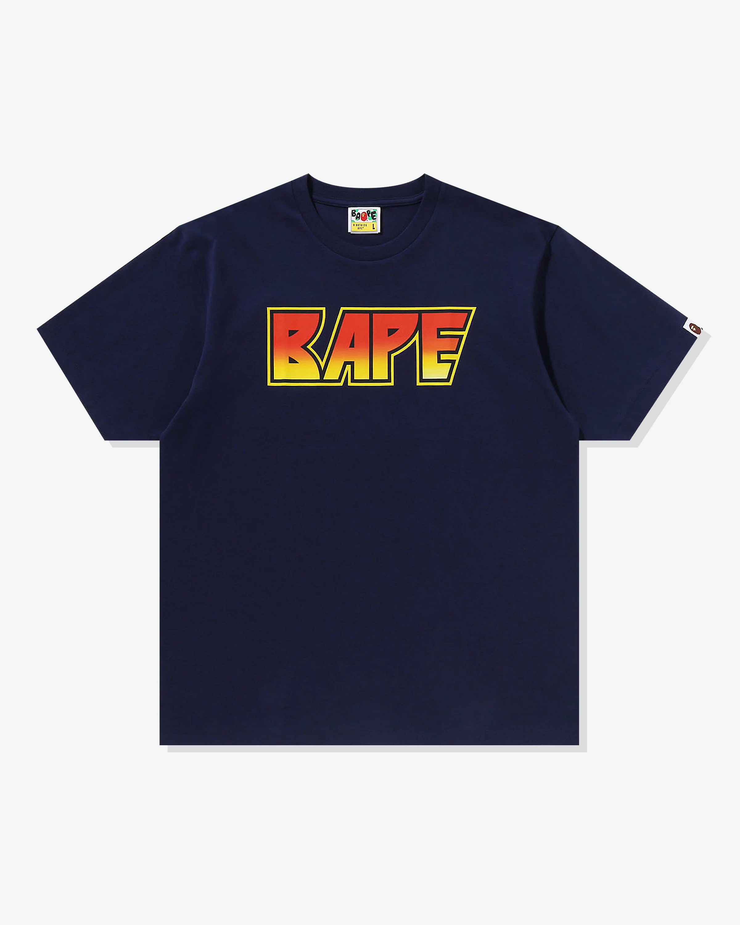 BAPE BAPE KISS LOGO TEE - NAVY