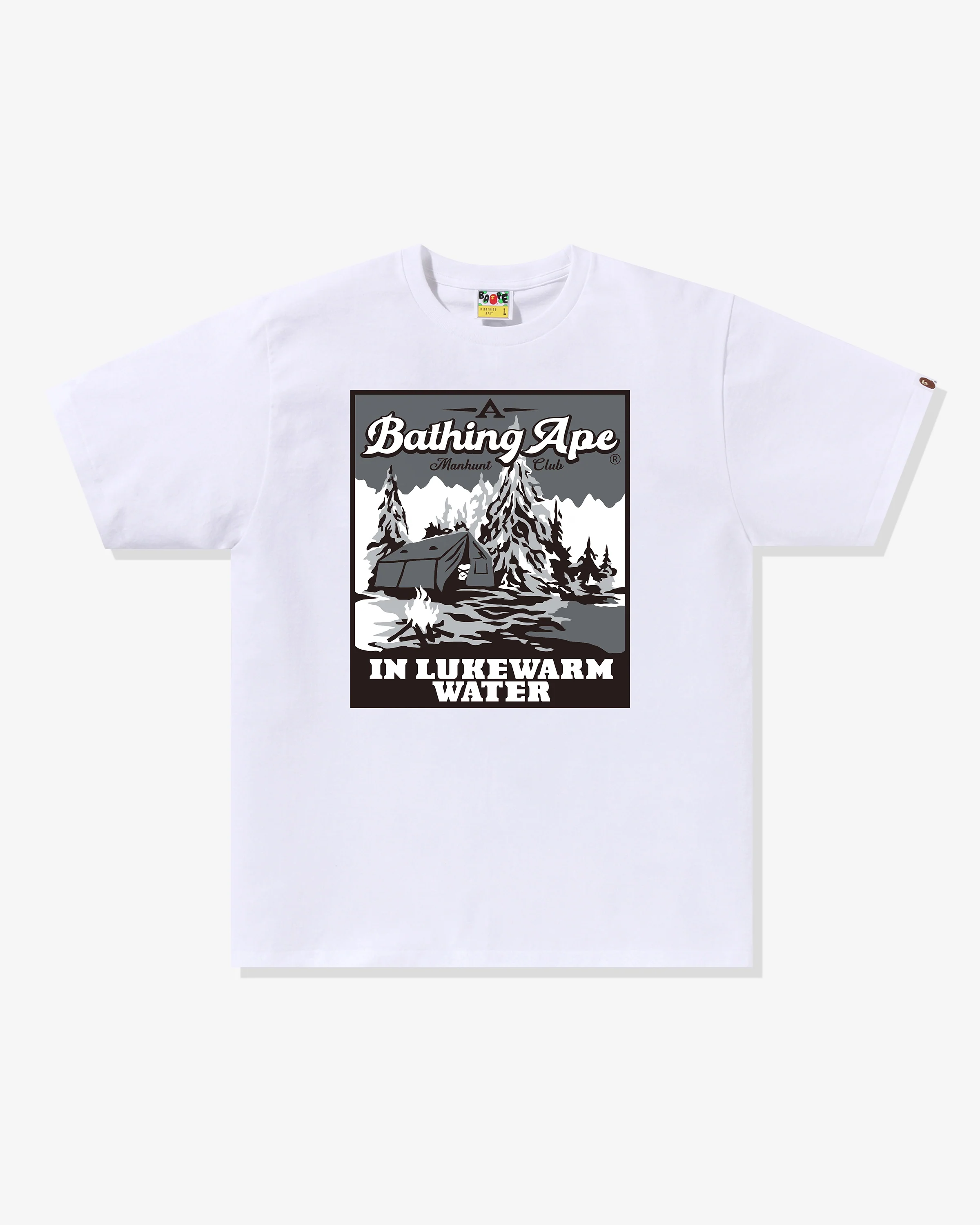 BAPE BASE CAMP TEE - WHITE