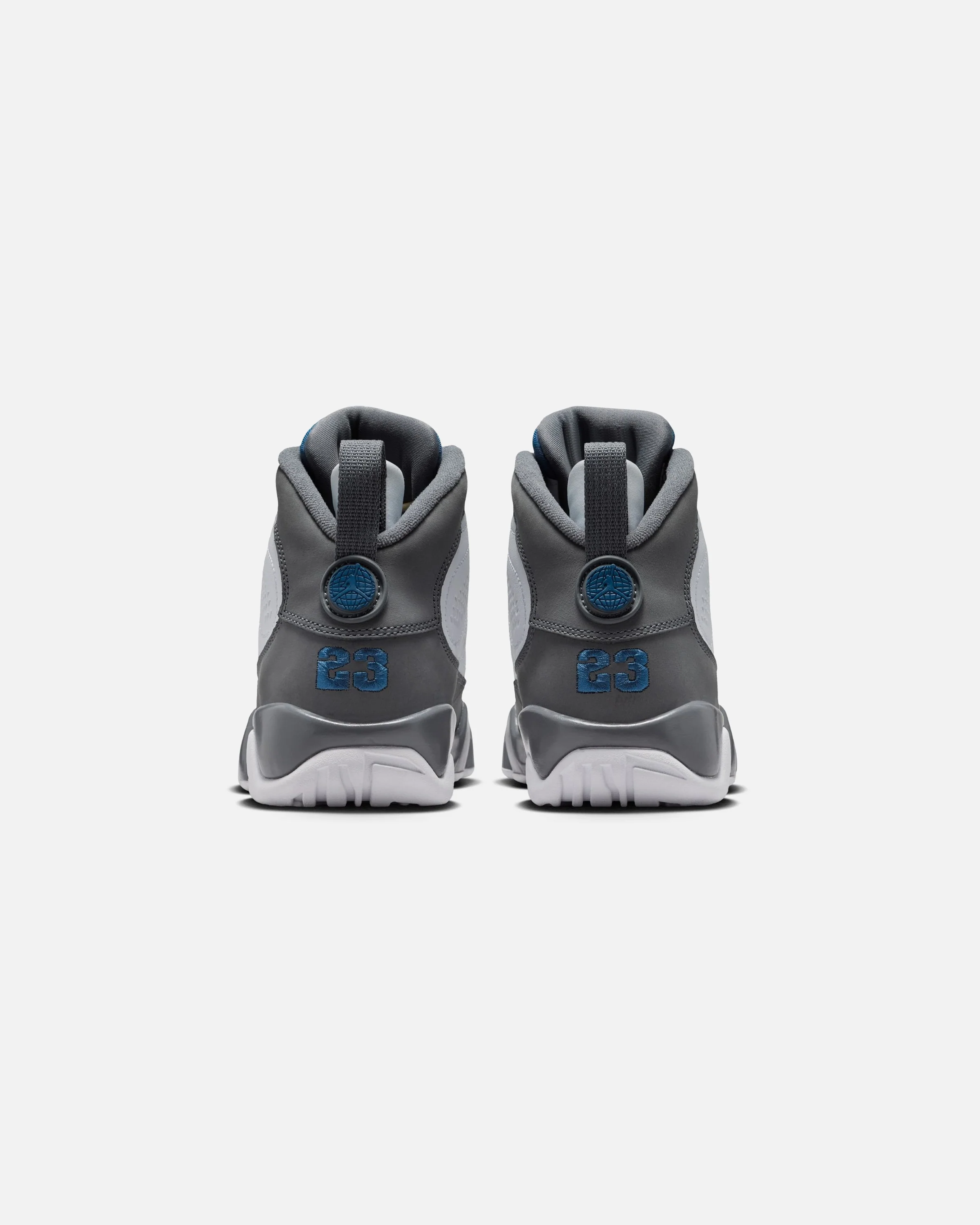 JORDAN AJ 9 RETRO GS - WHITE/ FRENCH BLUE/ FLINT GREY