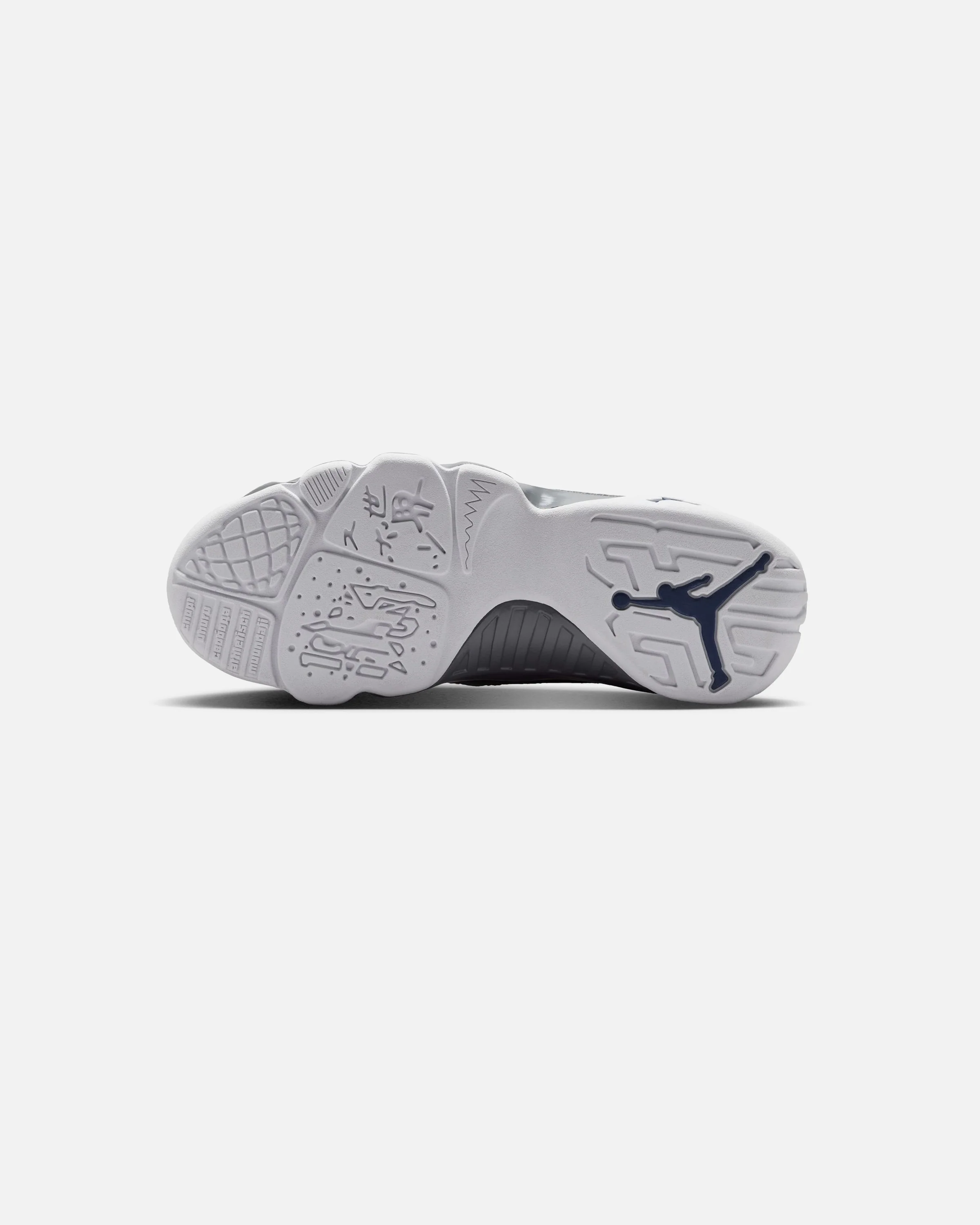 JORDAN AJ 9 RETRO GS - WHITE/ FRENCH BLUE/ FLINT GREY