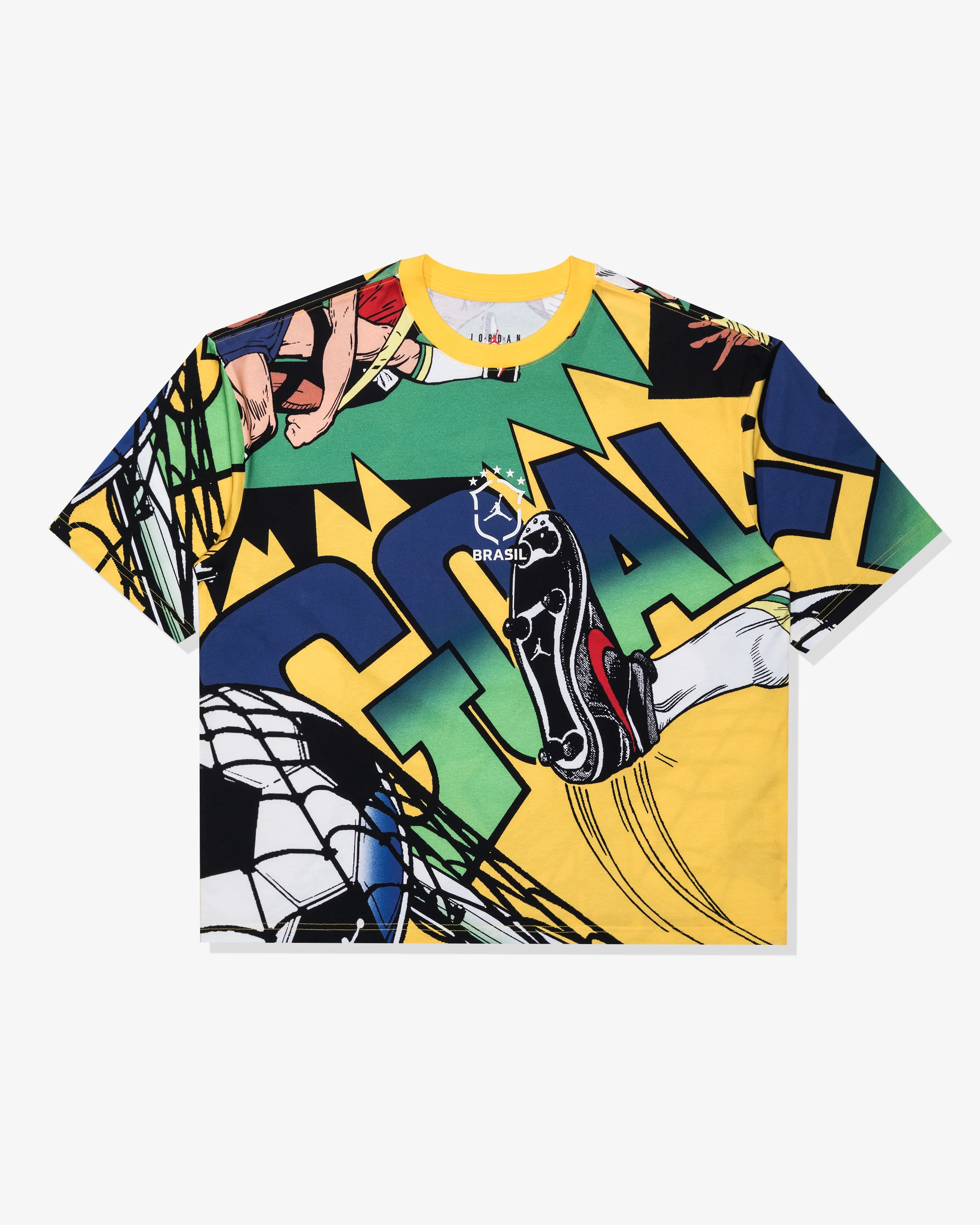 JORDAN ESSENTIALS BOXY S/S TEE - VARSITY MAIZE