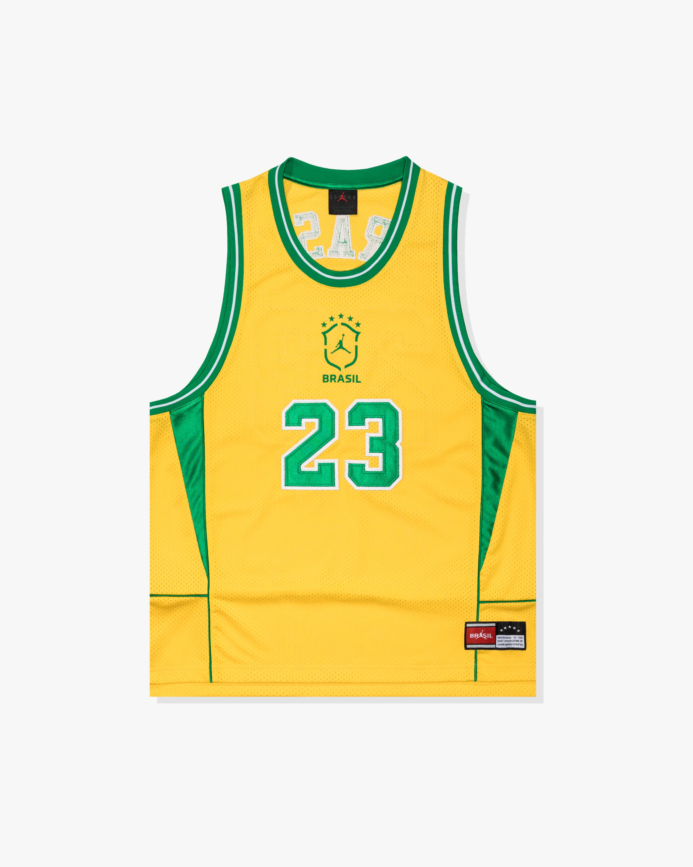 JORDAN ESSENTIALS MESH JERSEY - VARSITY MAIZE