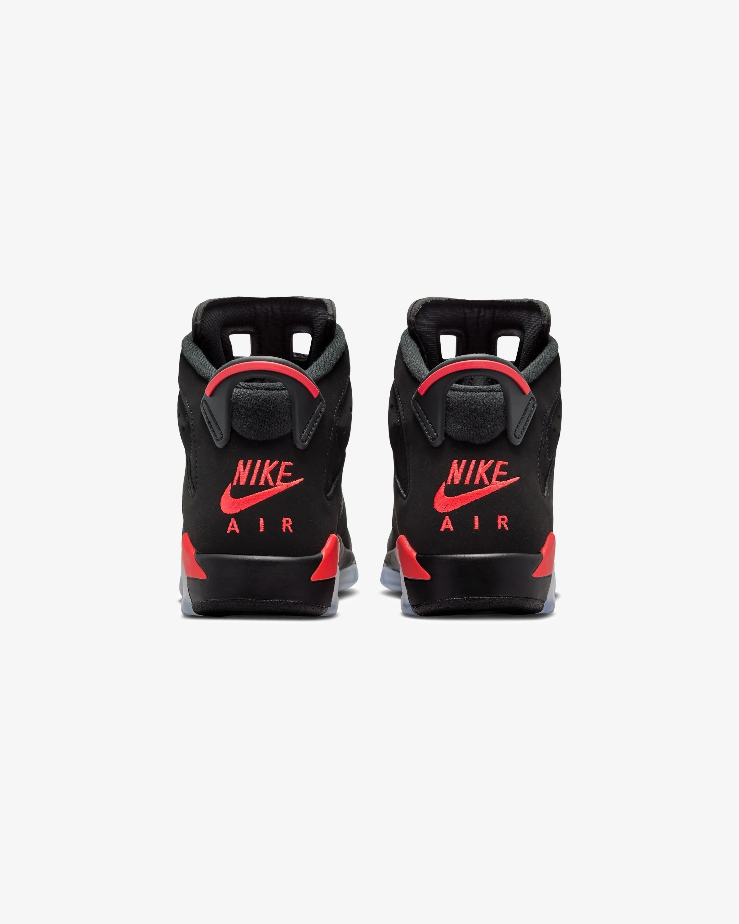 JORDAN GS  AJ 6 RETRO 'INFRARED'  - BLACK/ LIGHT CRIMSON