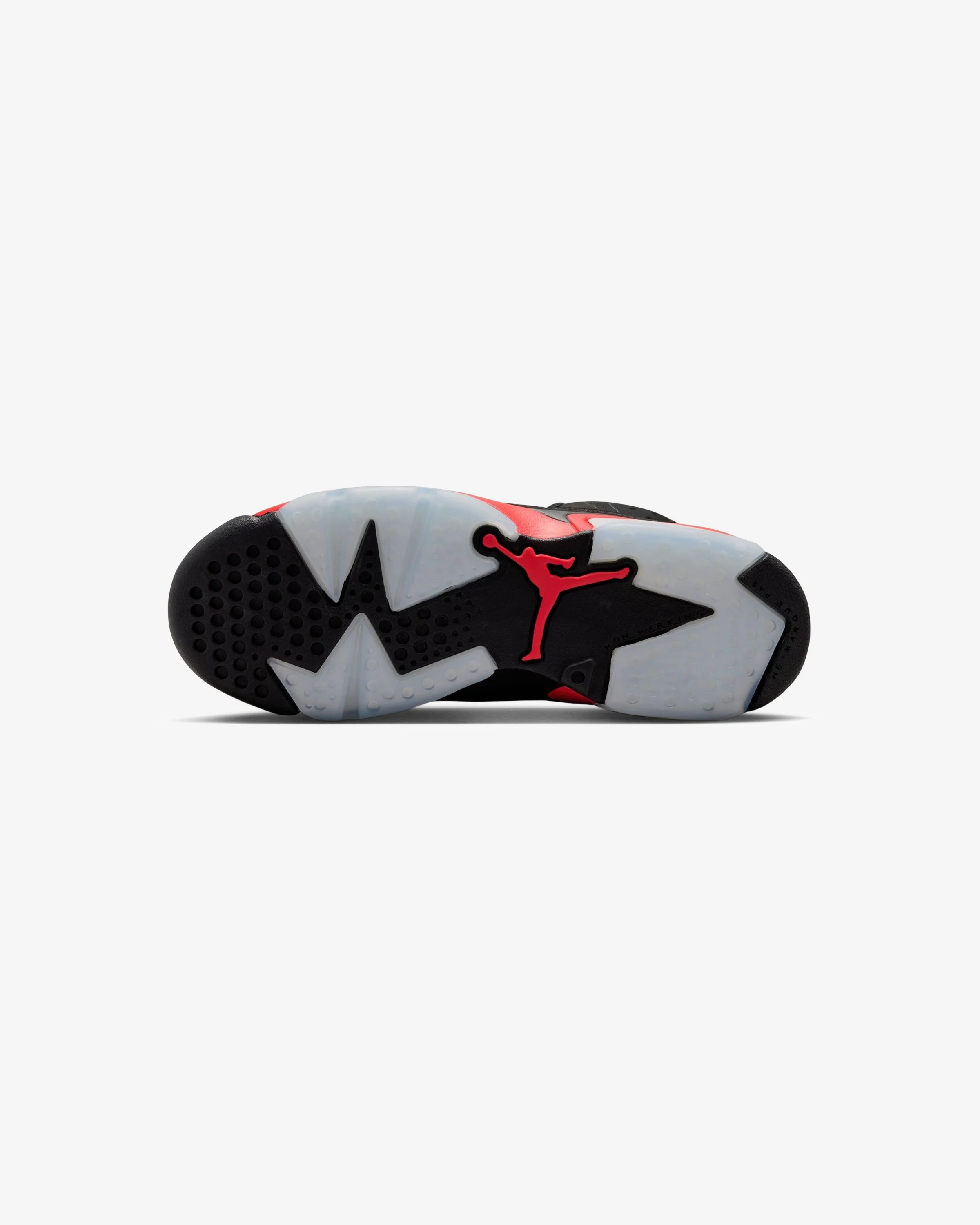 JORDAN GS  AJ 6 RETRO 'INFRARED'  - BLACK/ LIGHT CRIMSON
