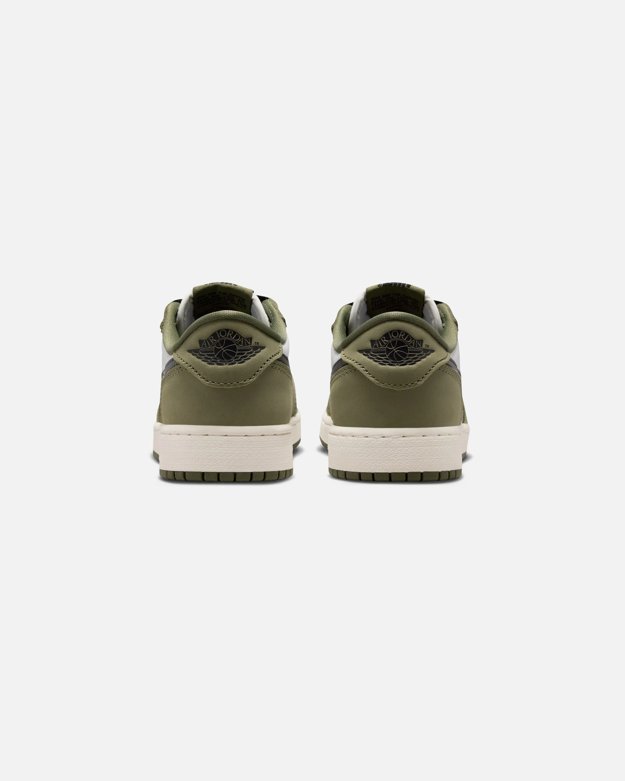 JORDAN GS AJ 1 RETRO LOW - MEDIUM OLIVE/ BLACK