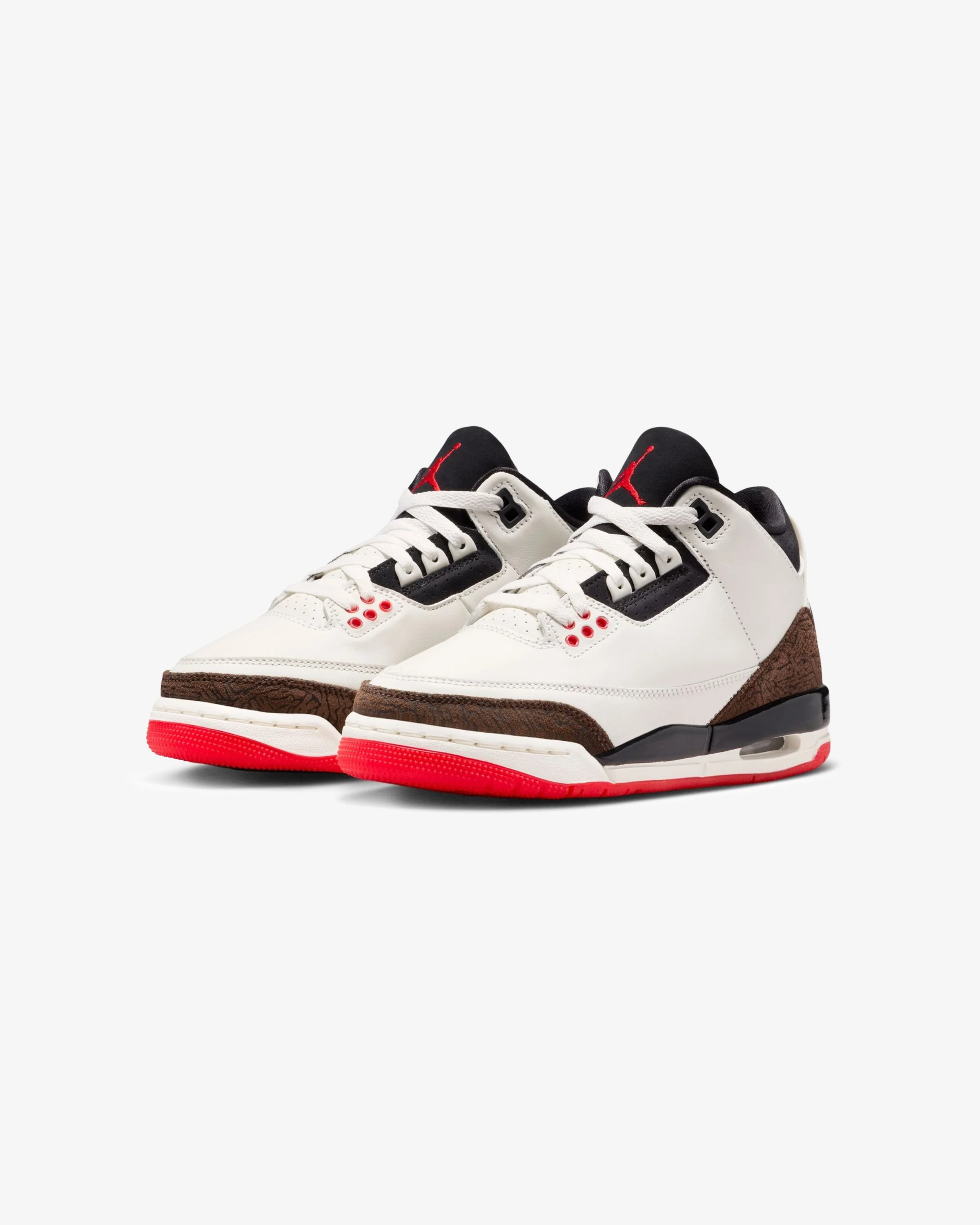 JORDAN GS AJ 3 RETRO - SAIL / BLACK / UNIVERSITY RED / PALE IVORY