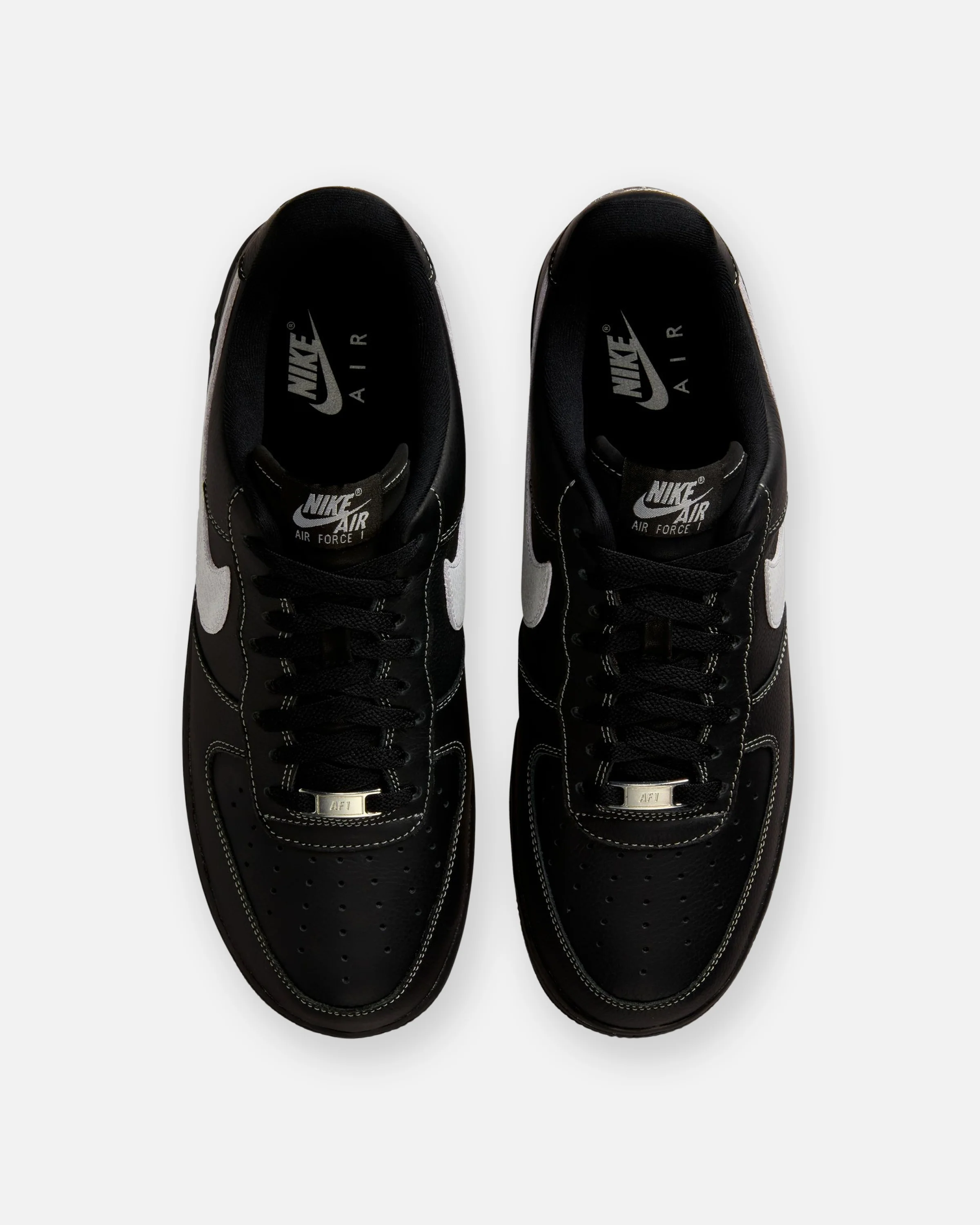 NIKE AIR FORCE 1 '07 LV8 - BLACK/ WOLFGREY
