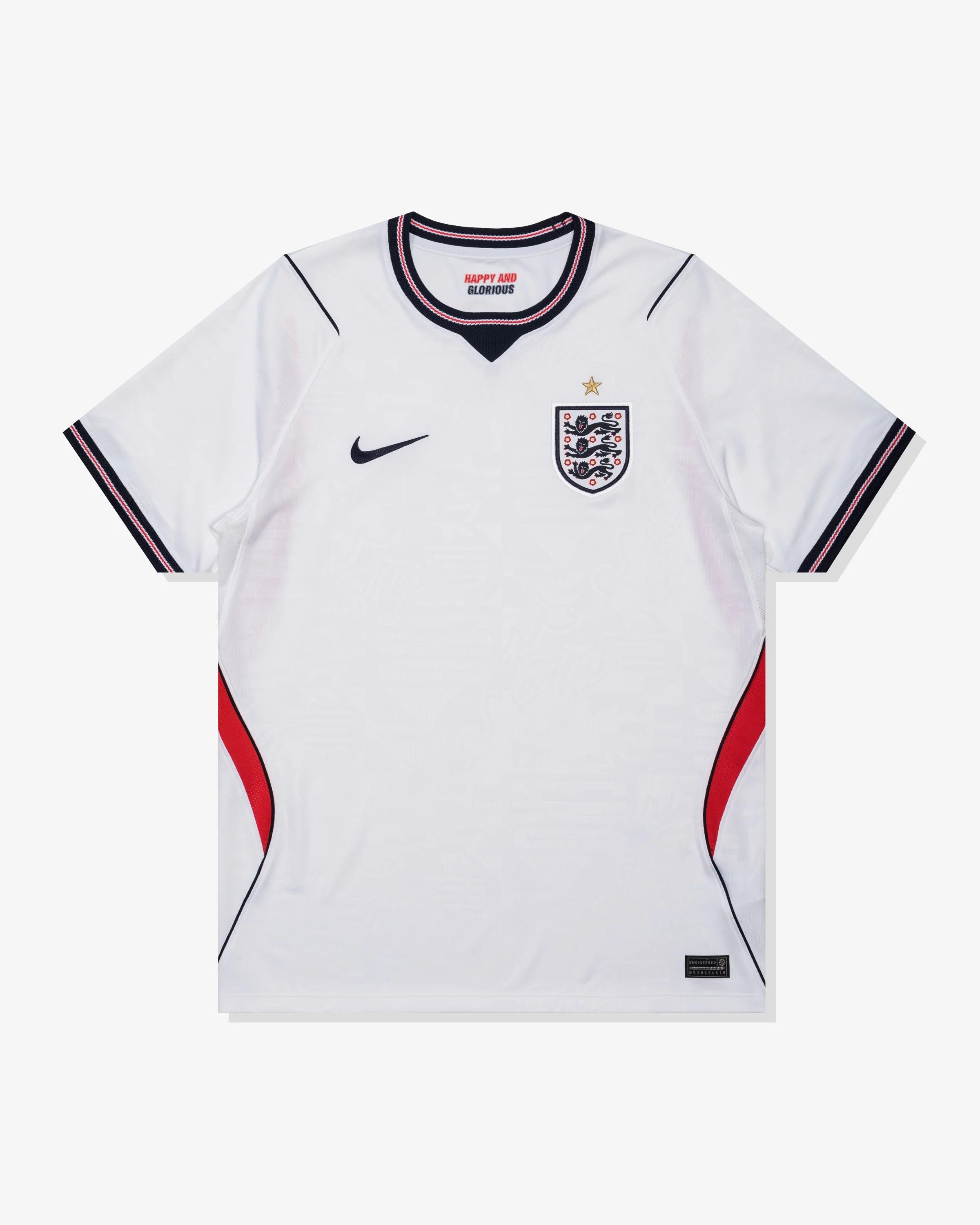 NIKE ENGLAND 2026 STADIUM HOME JERSEY - WHITE/ SPEED RED