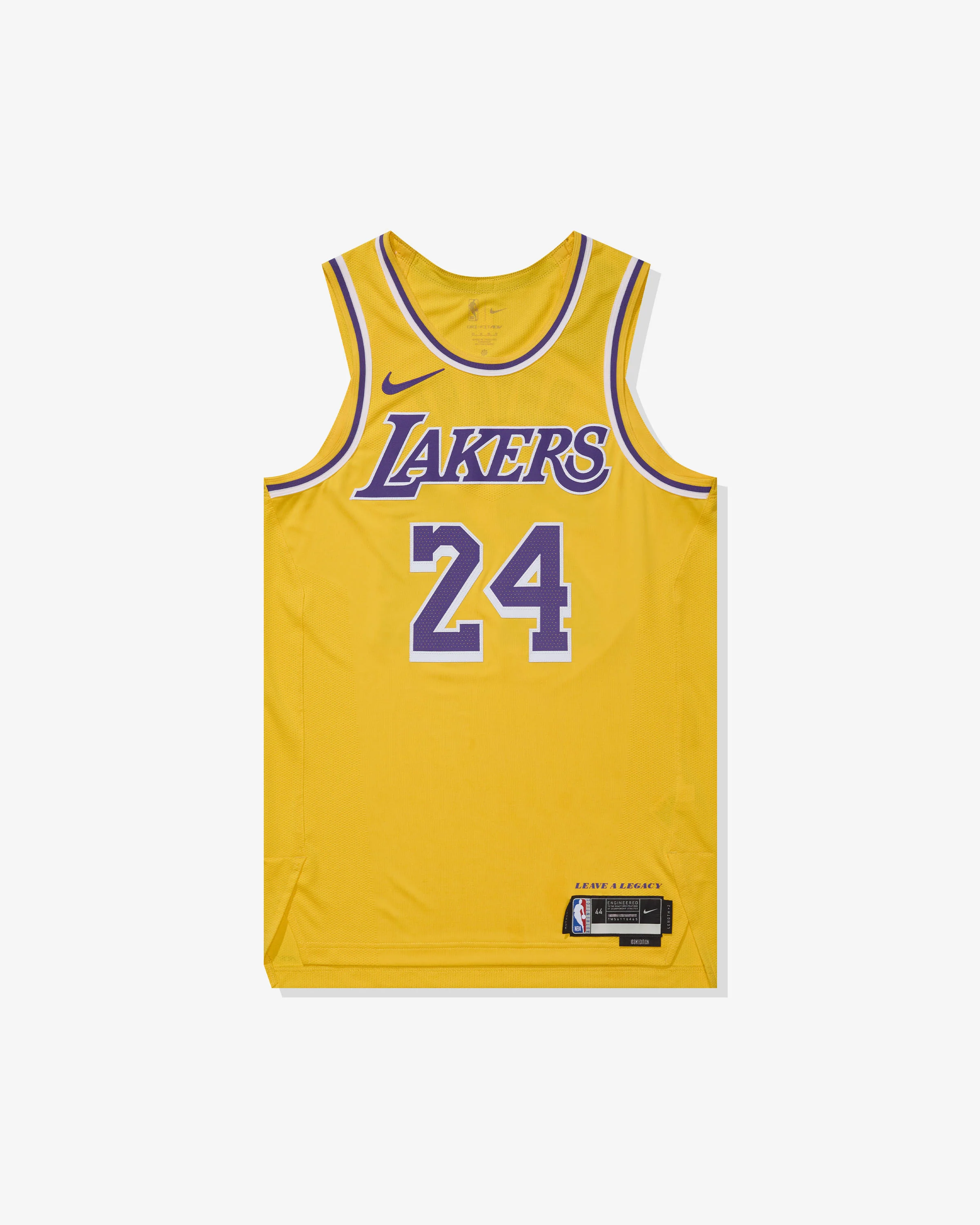 NIKE LA LAKERS ICON EDITION 2022/23 JERSEY - AMARILLO