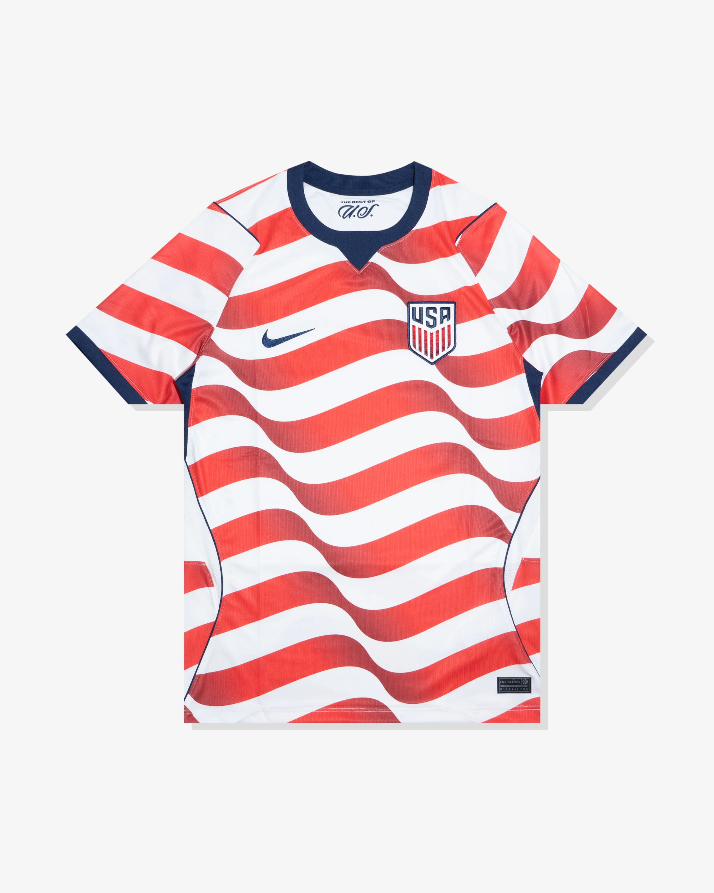NIKE X USA  S/S STADIUM JERSEY - SAIL/MIDNIGHT NAVY