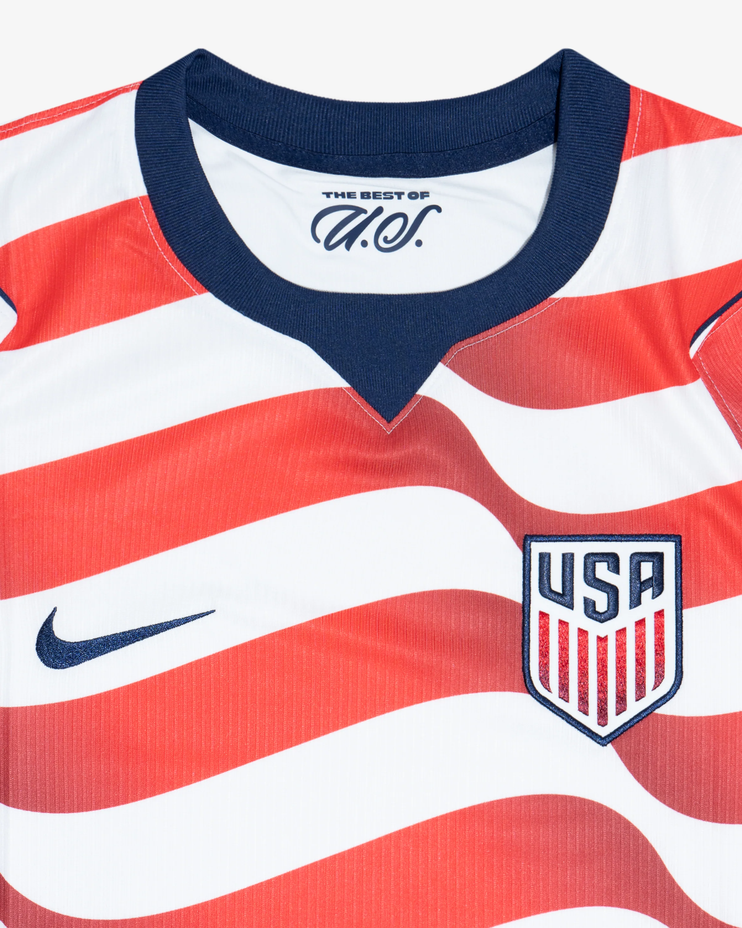 NIKE X USA  S/S STADIUM JERSEY - SAIL/MIDNIGHT NAVY