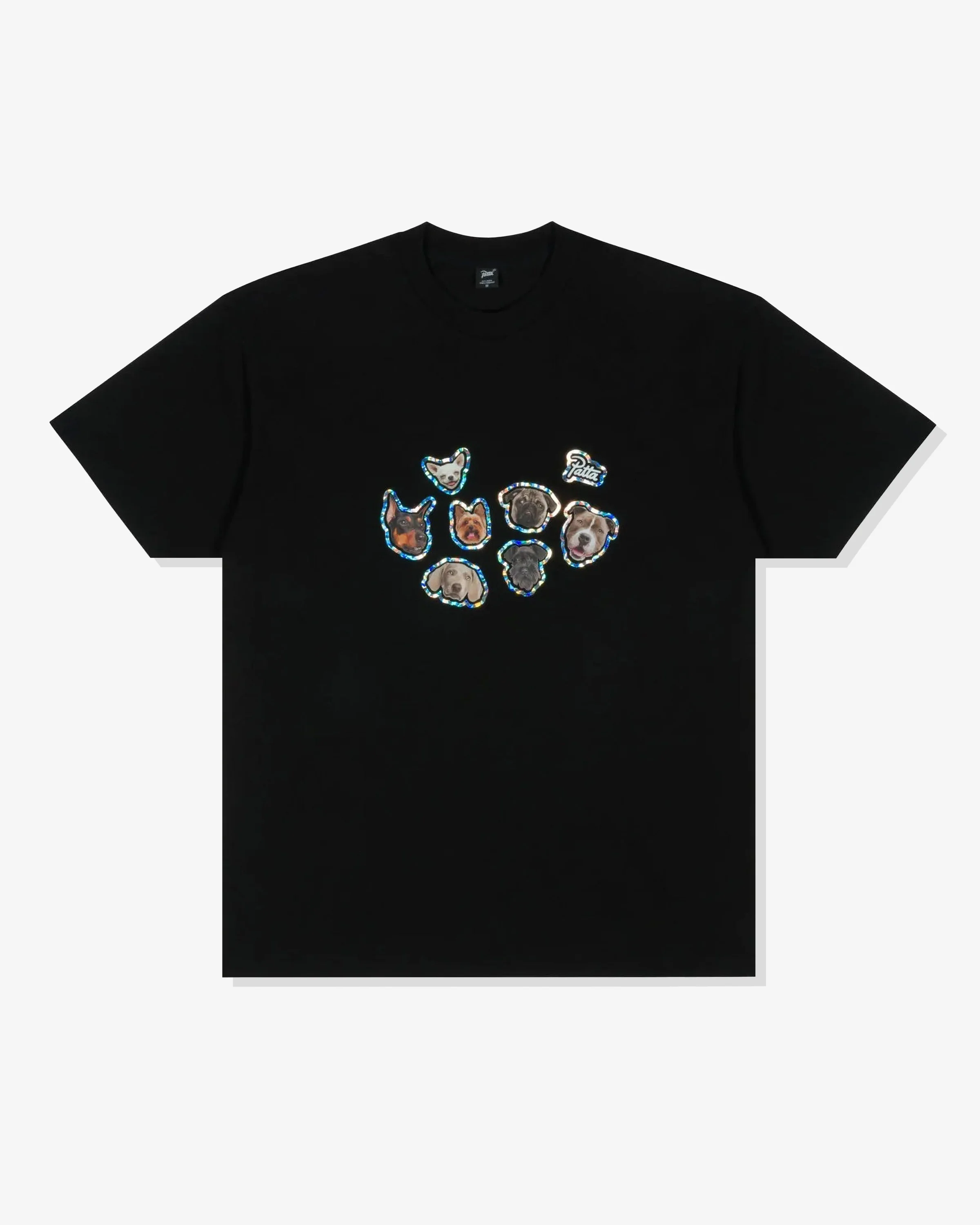 PATTA DOGS TEE - BLACK