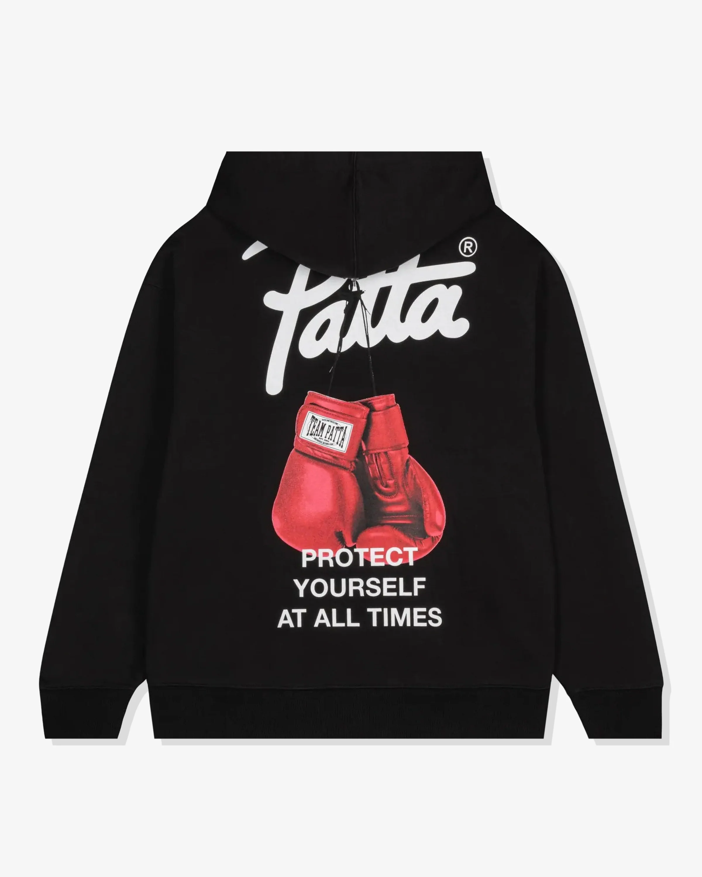 PATTA PROTECT YOURSELF HOODIE - BLACK
