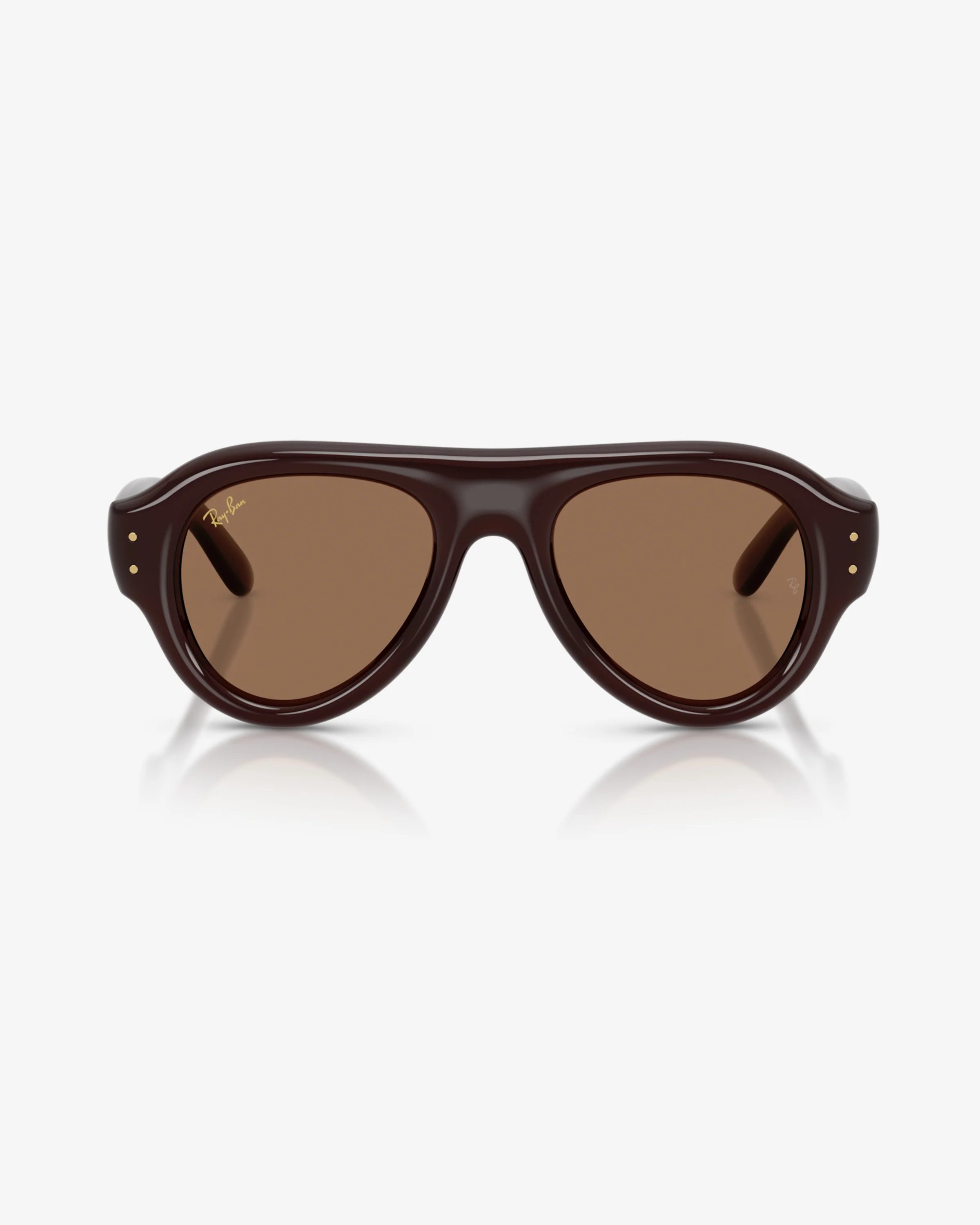 RAY-BAN X A$AP ROCKY AVIATOR PUFFER - TRANSPARENT BROWN