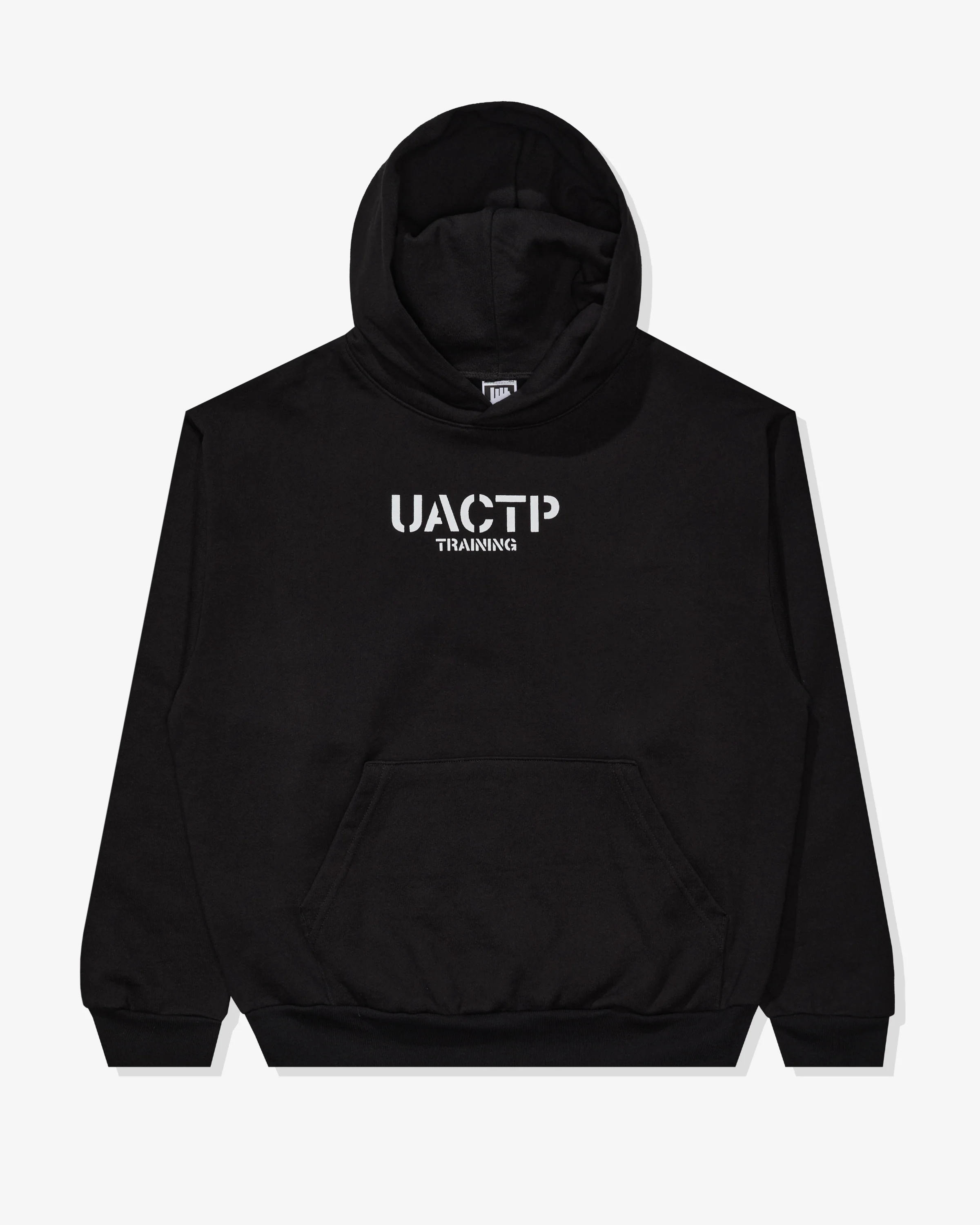 UACTP STENCIL TRAINING PULLOVER HOOD - BLACK