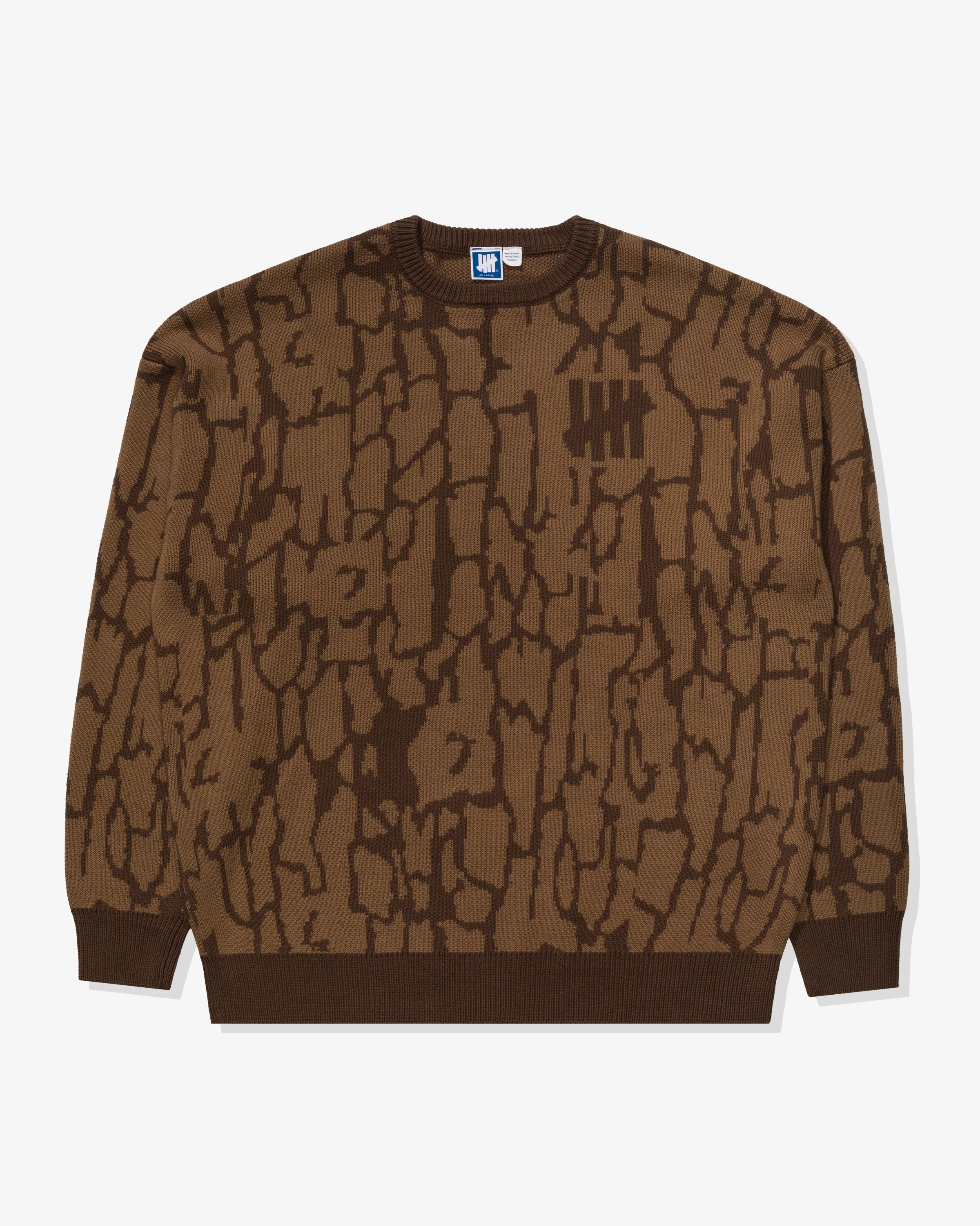 UNDEFEATED BARK CAMO SWEATER