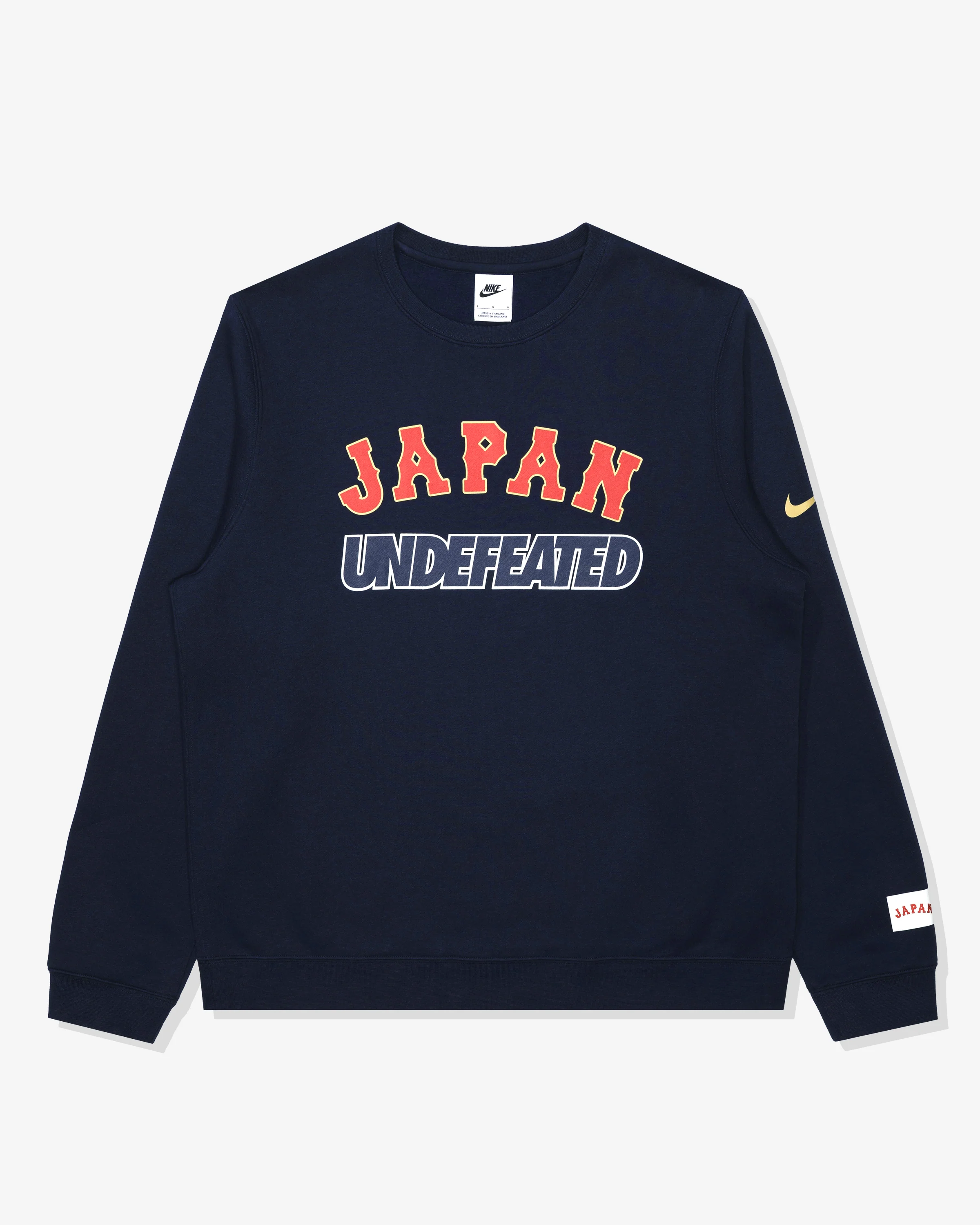 UNDEFEATED X WBC JAPAN CREWNECK - NAVY