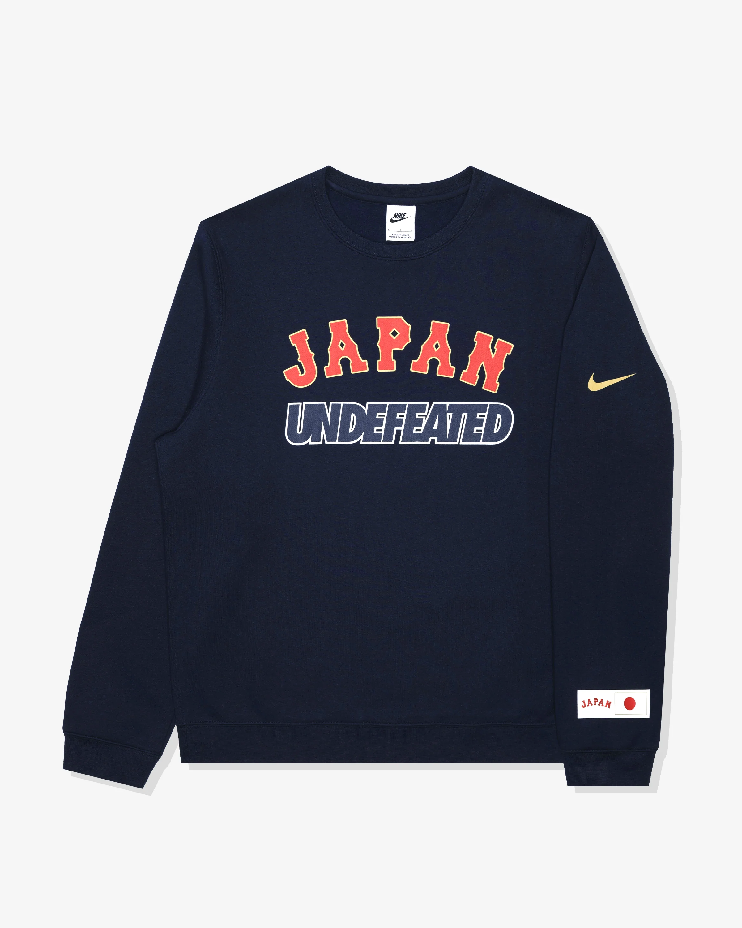 UNDEFEATED X WBC JAPAN CREWNECK - NAVY
