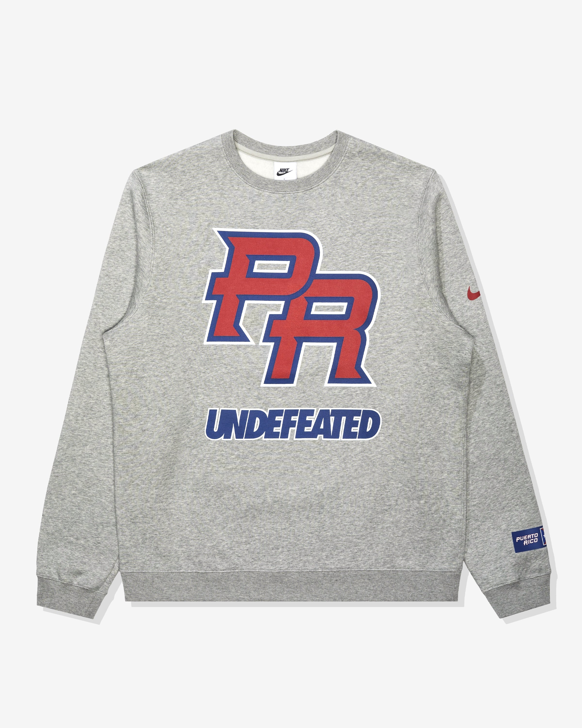 UNDEFEATED X WBC PUERTO RICO CREWNECK - GREY