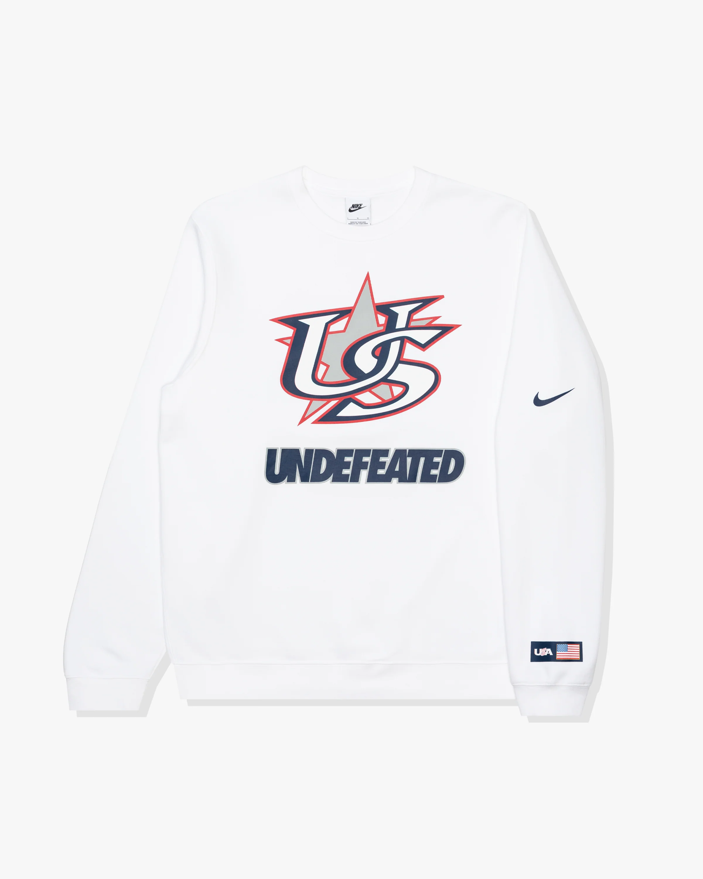 UNDEFEATED X WBC USA CREWNECK - WHITE