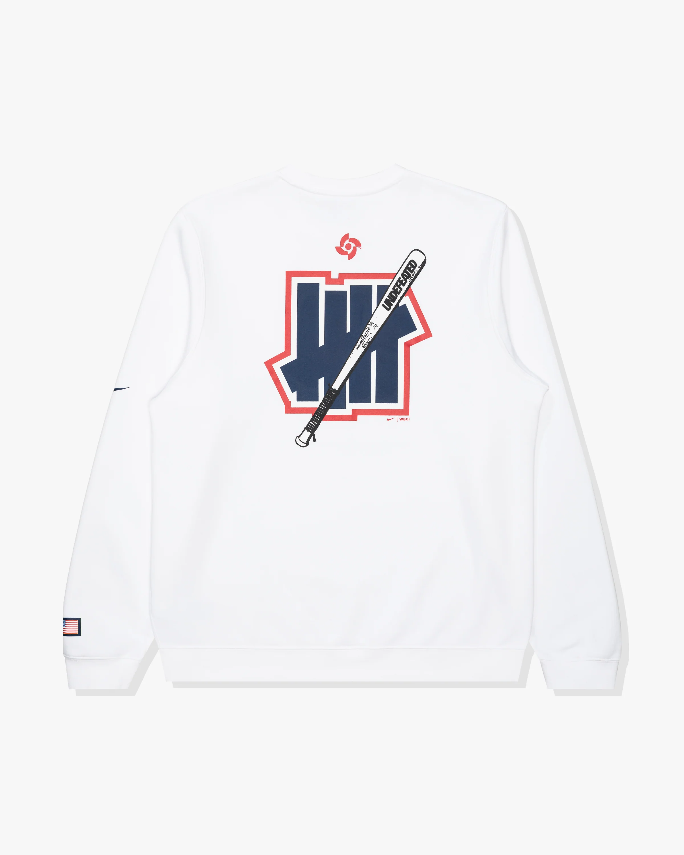 UNDEFEATED X WBC USA CREWNECK - WHITE