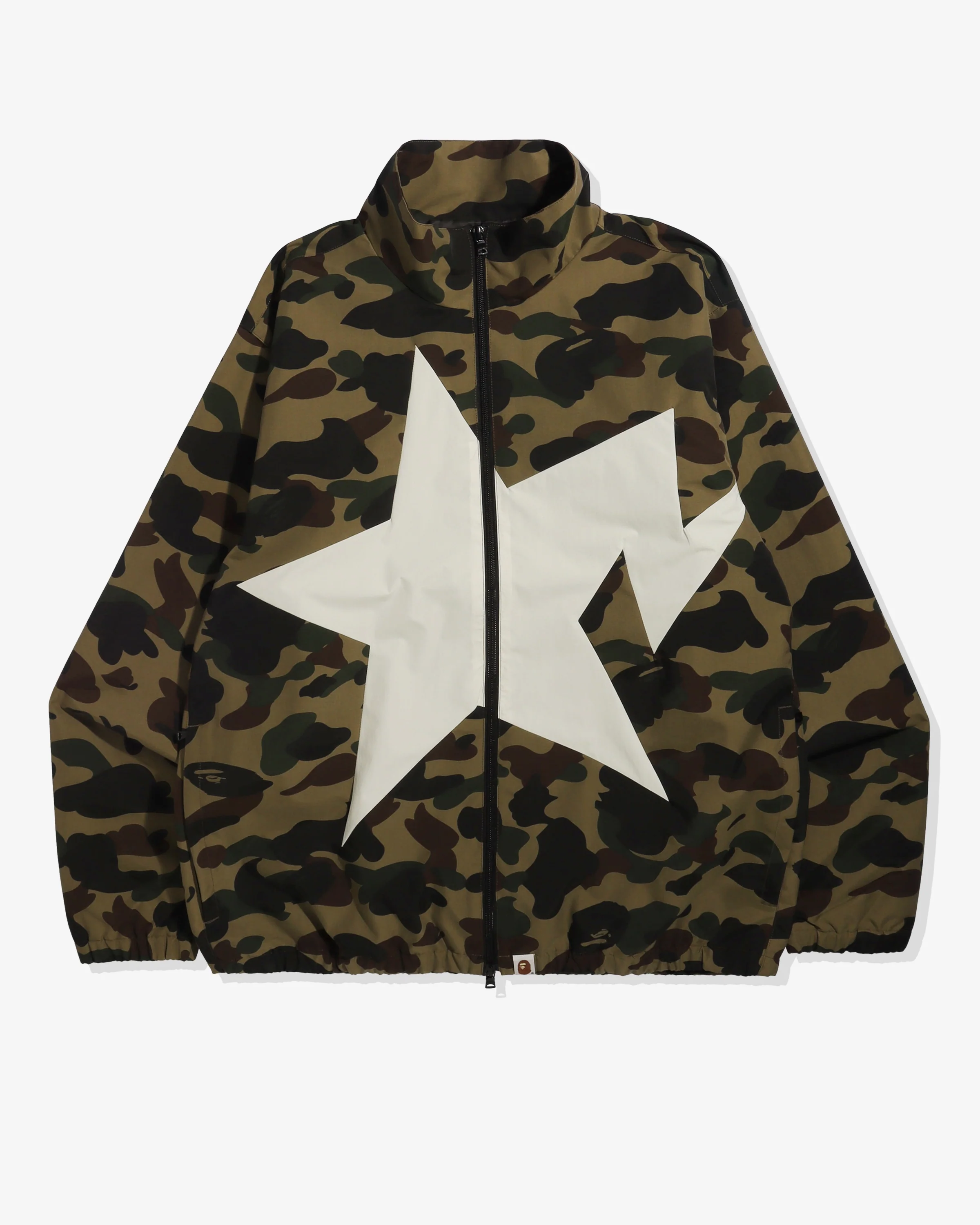 BAPE 1ST CAMO TRACK JACKET - GREEN
