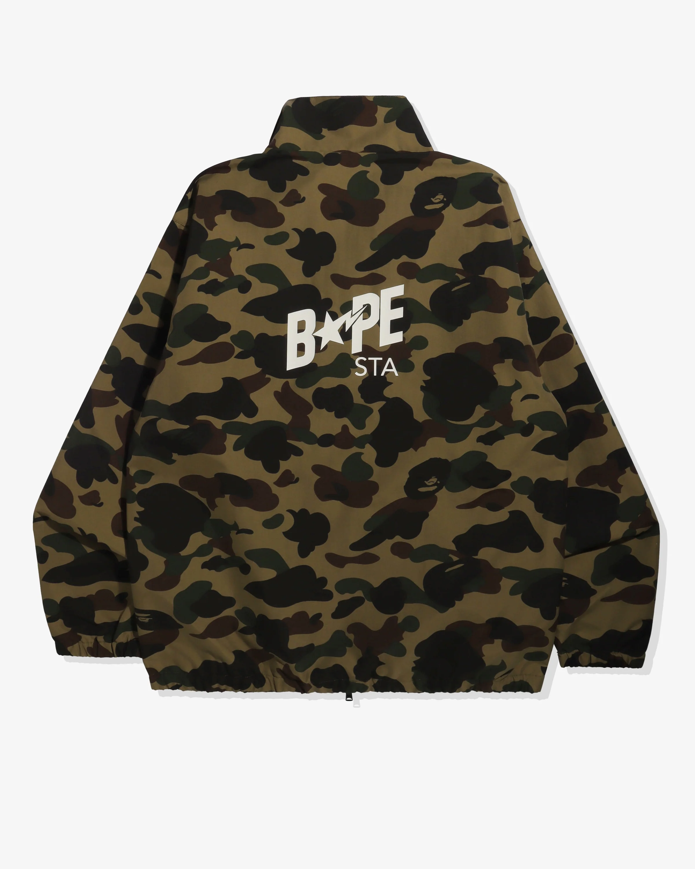 BAPE 1ST CAMO TRACK JACKET - GREEN