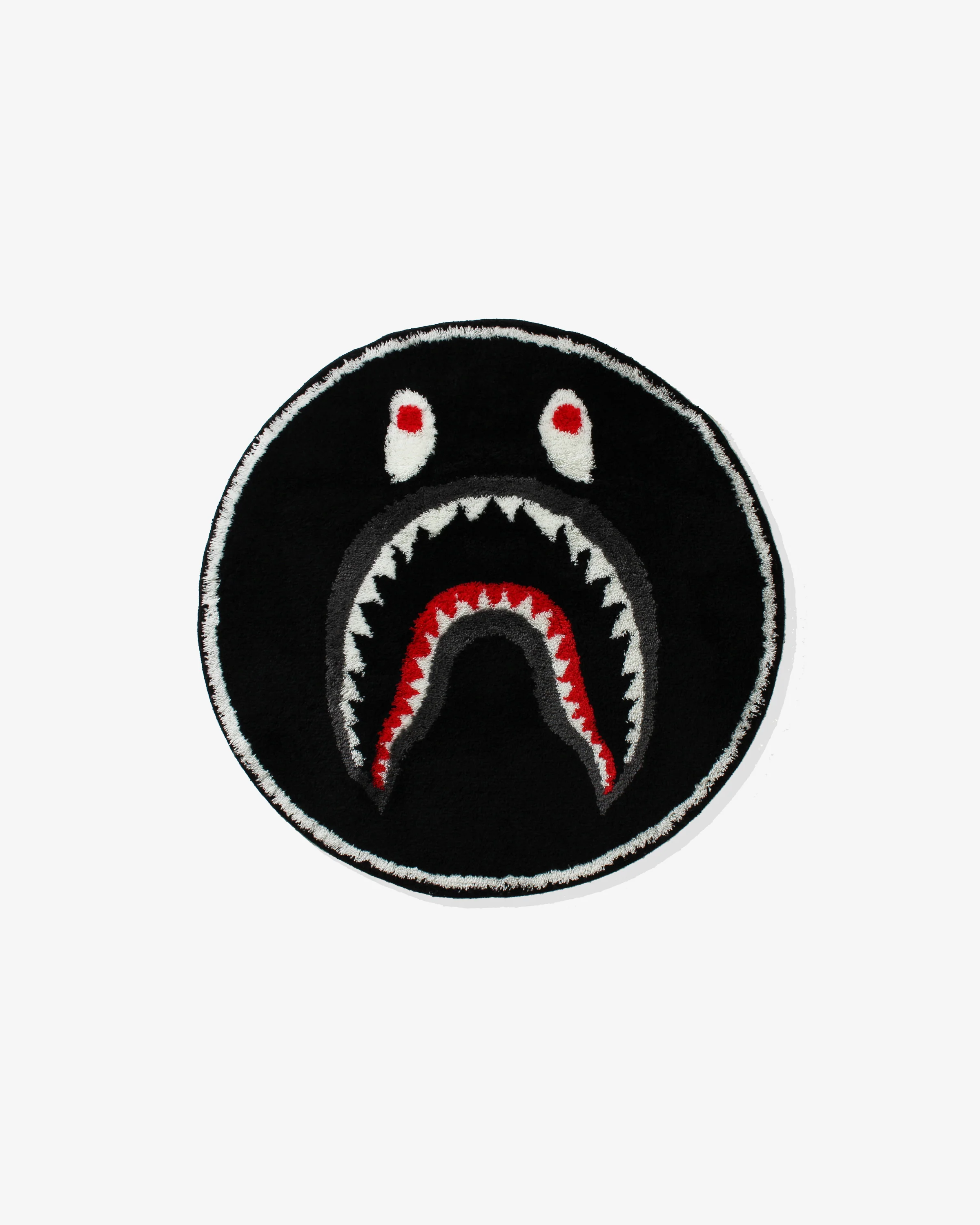 BAPE SHARK RUG MAT - BLACK