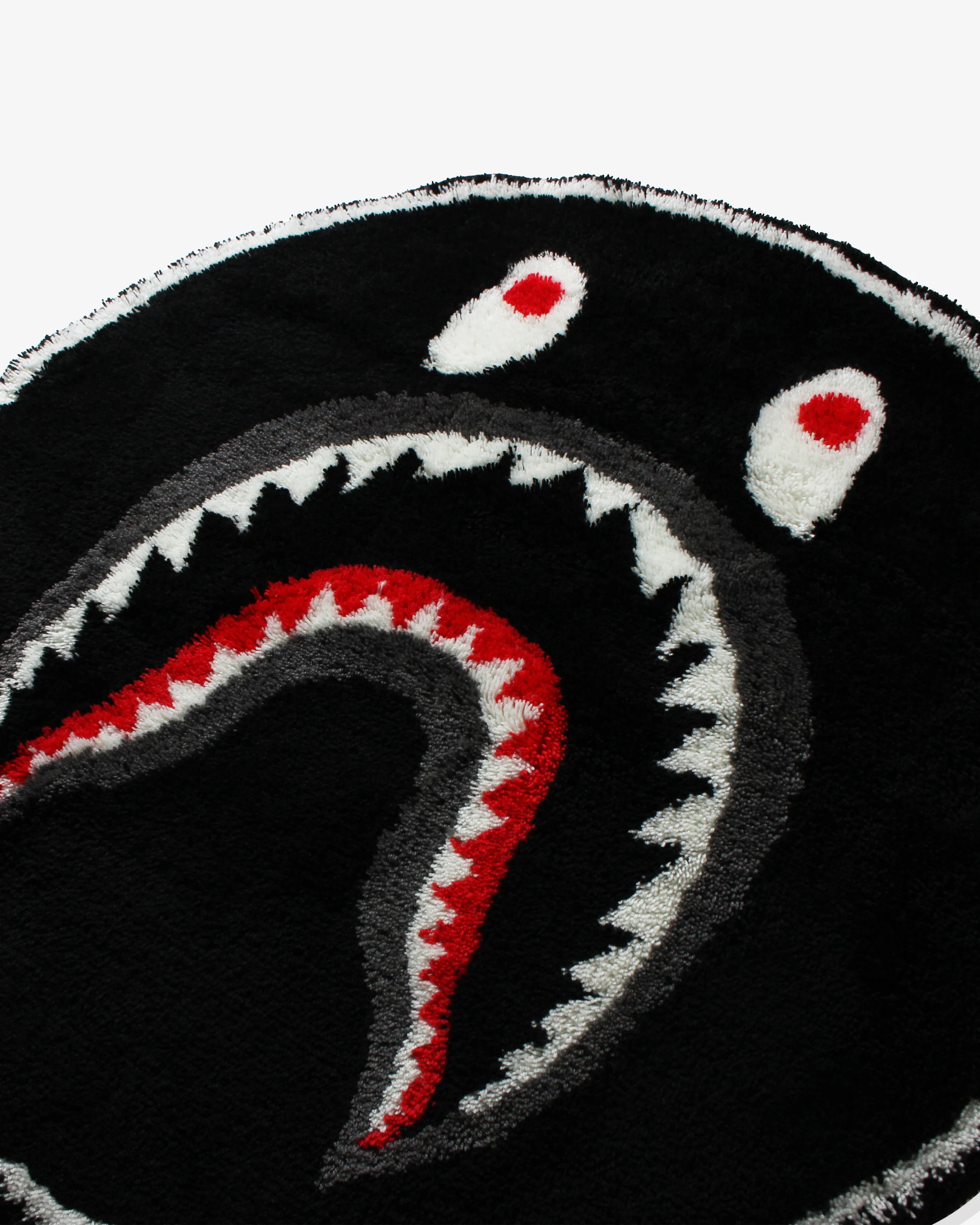 BAPE SHARK RUG MAT - BLACK