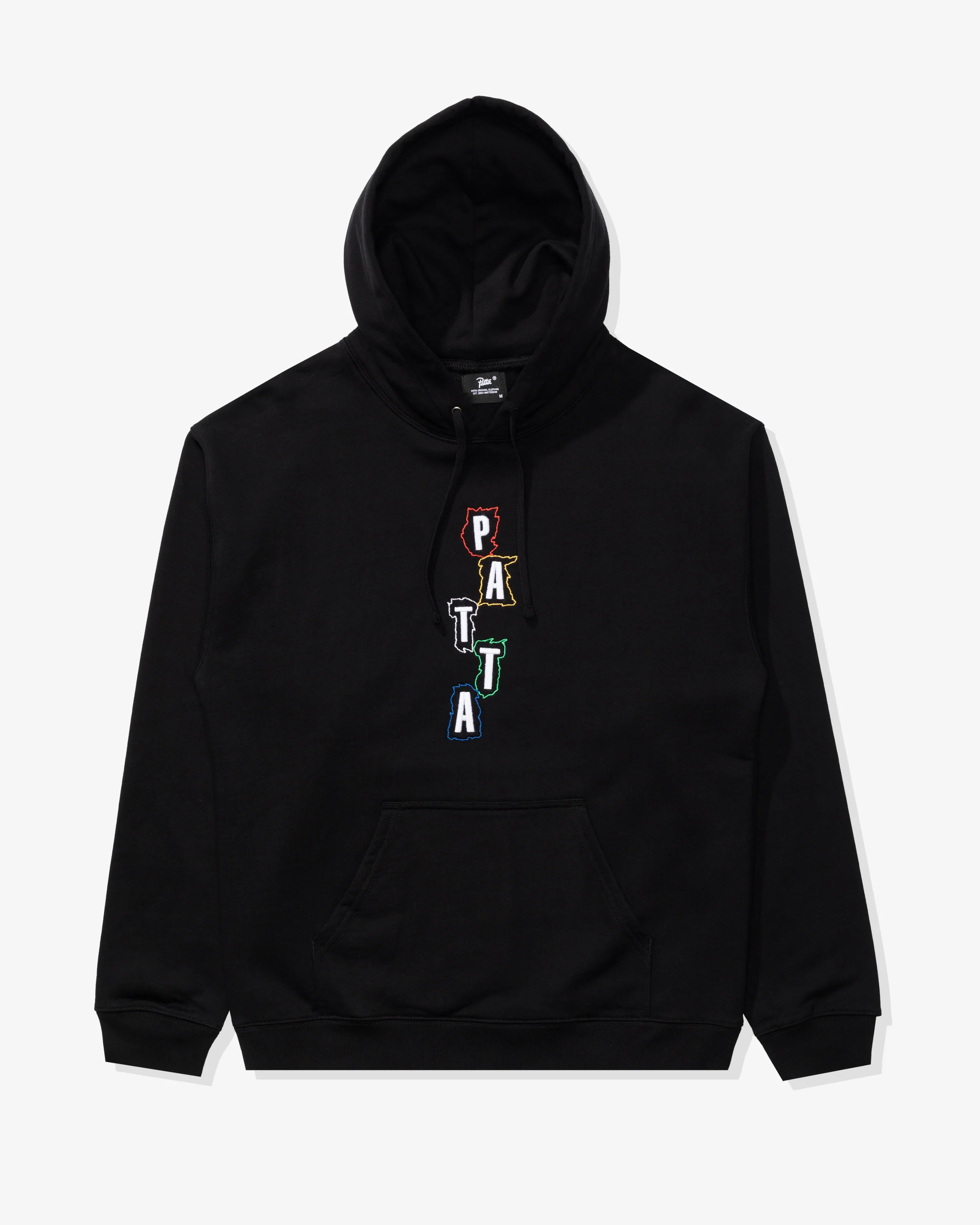 PATTA TEAM PATTA HOODED SWEATER - BLACK