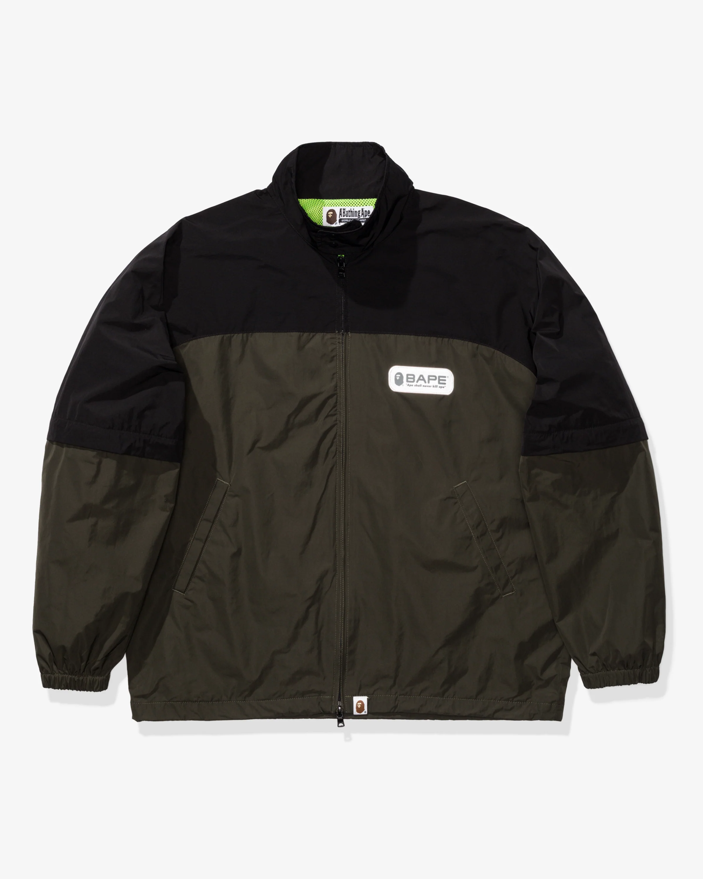 BAPE DETACHABLE SLEEVE JACKET - GREEN