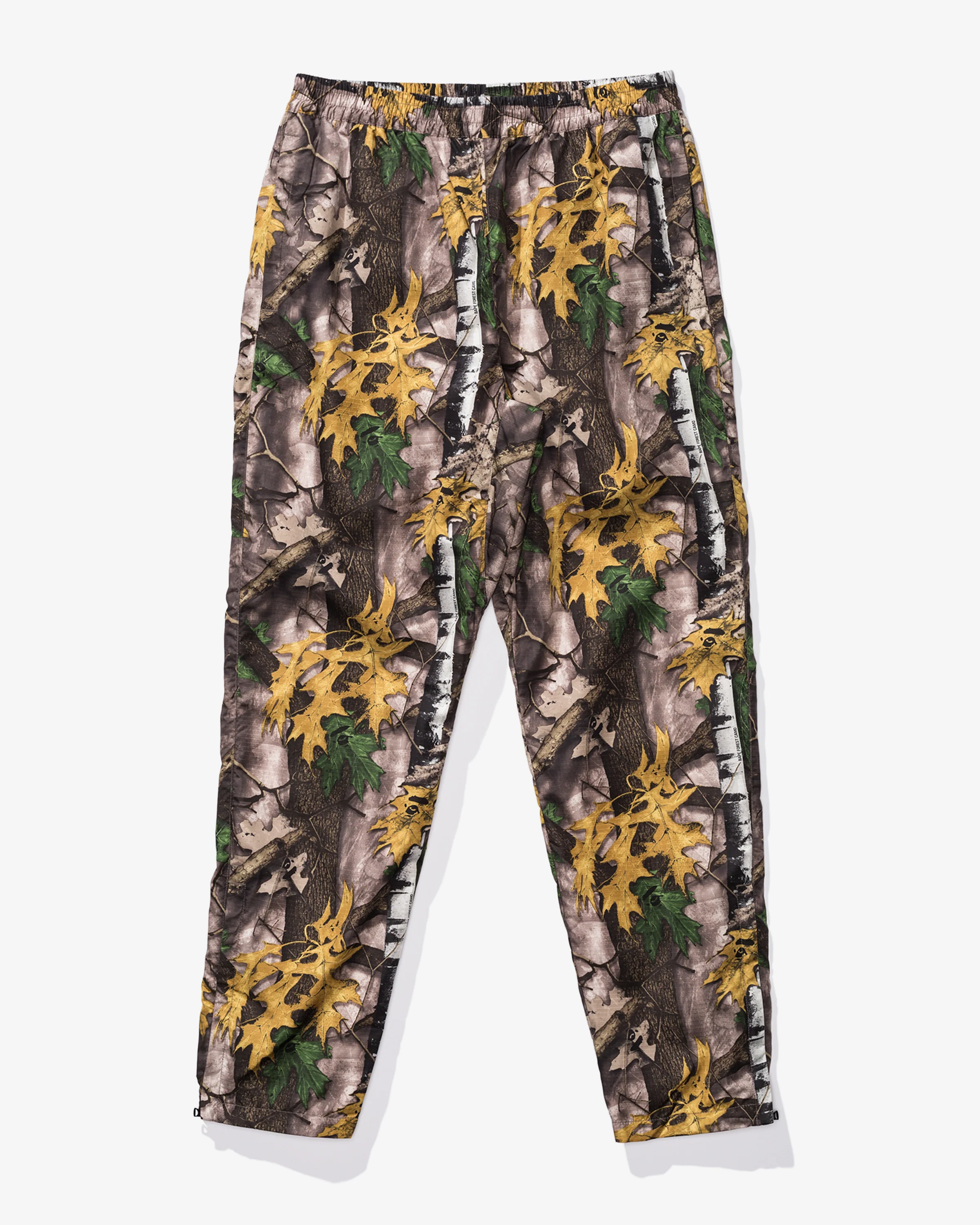 BAPE FOREST CAMO TRACK PANTS - BEIGE