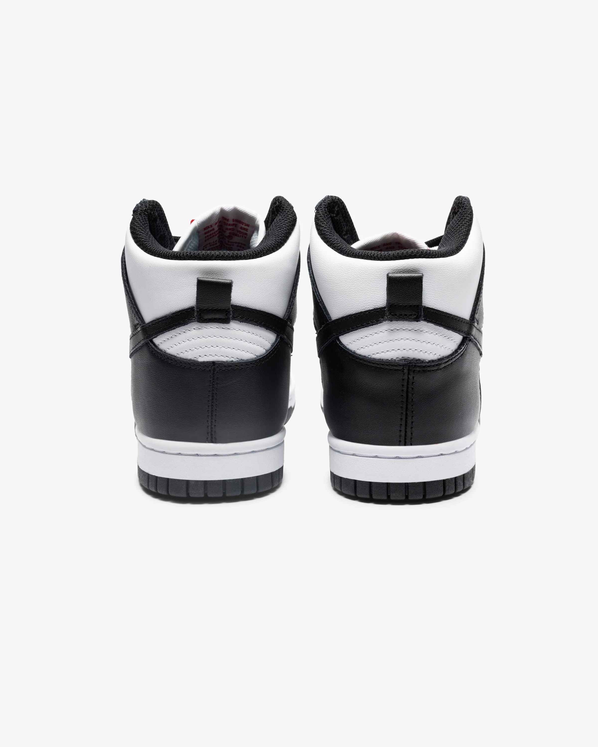 WOMEN'S DUNK HIGH - WHITE/ BLACK/ UNIVERSITYRED