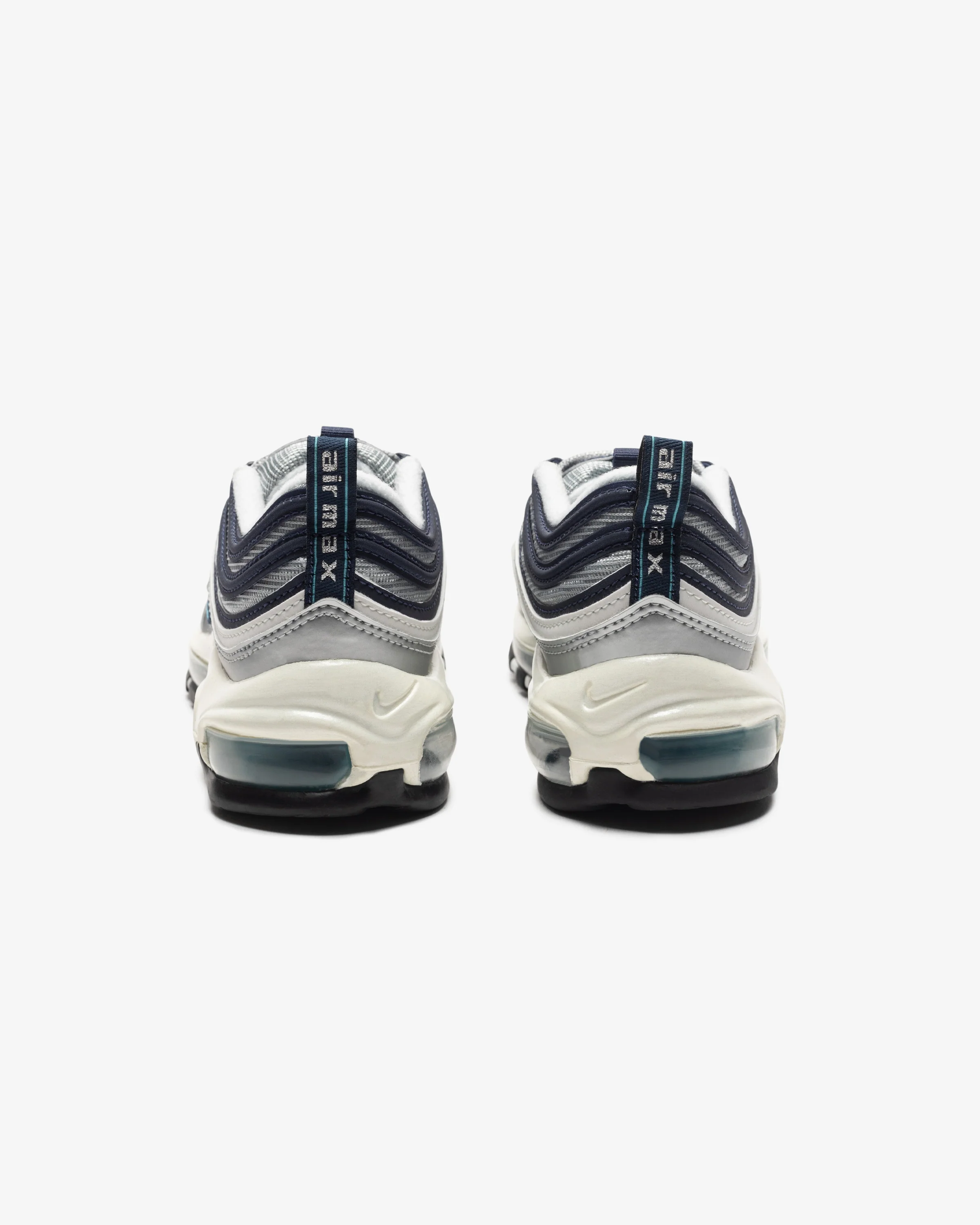 NIKE WOMEN'S AIR MAX 97 - METALLICSILVER/ CHLORINEBLUE