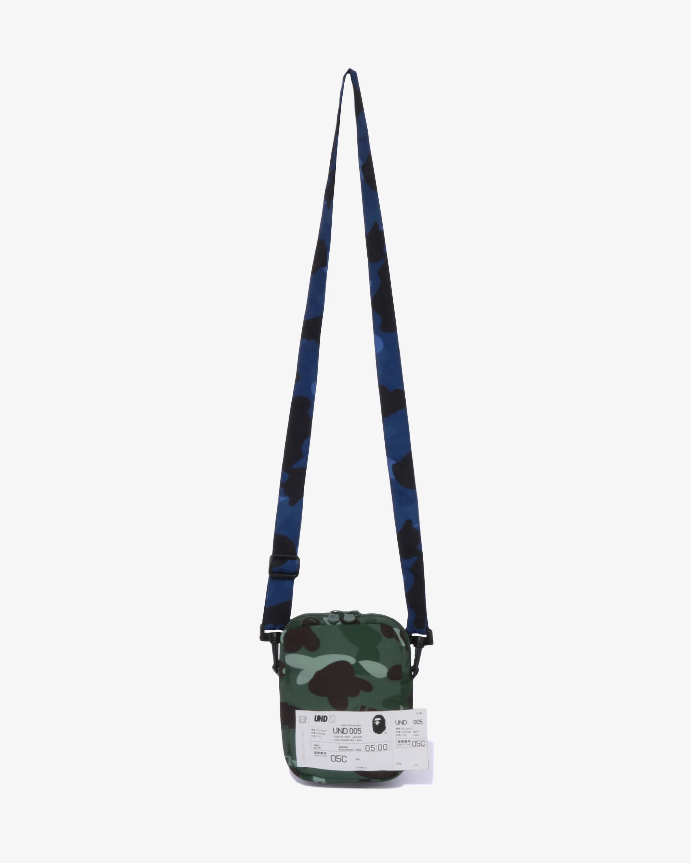 BAPE X UNDEFEATED MULTI POUCH POCKET PANTS - NAVY