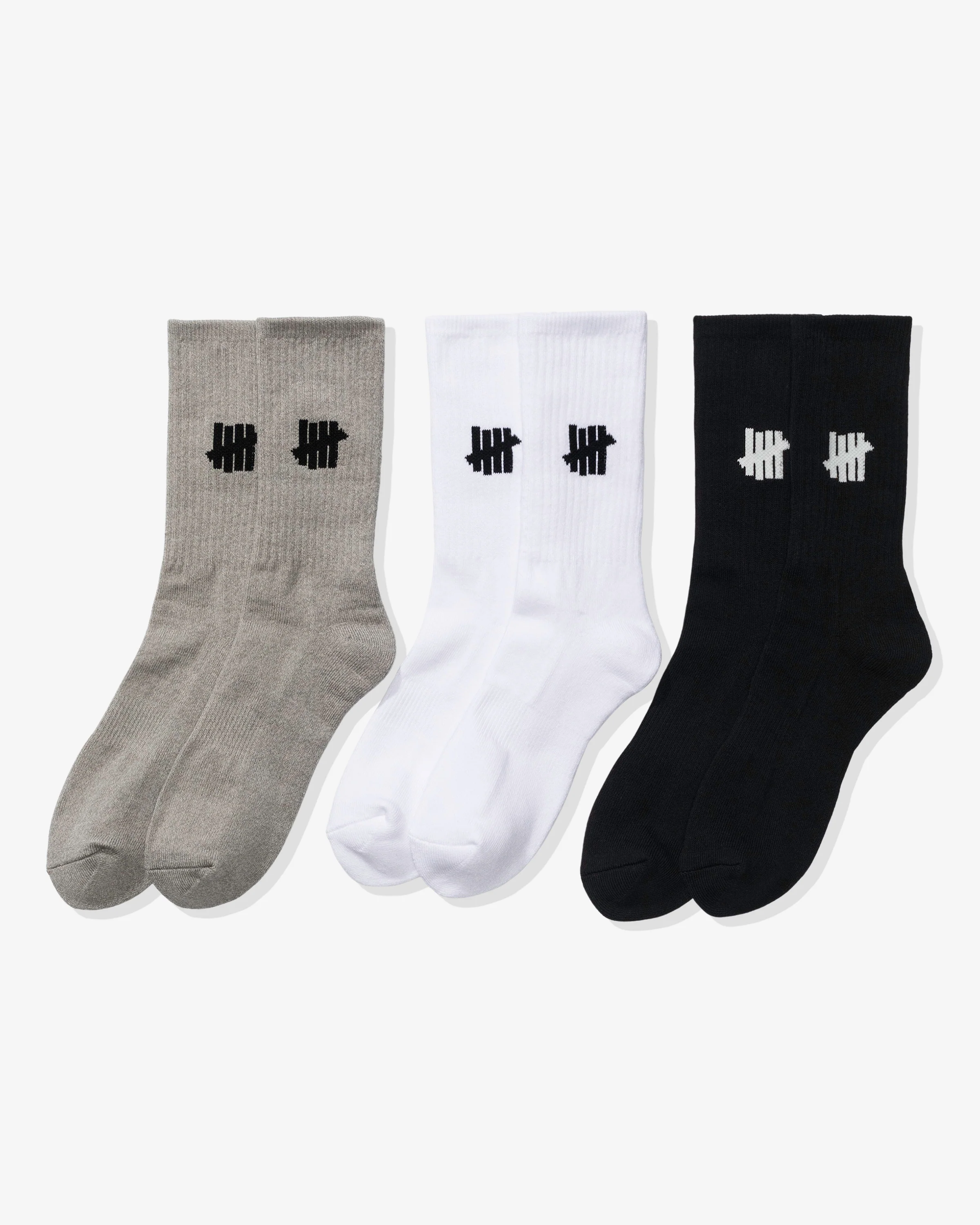 UNDEFEATED ICON CREW SOCK, 3-PACK