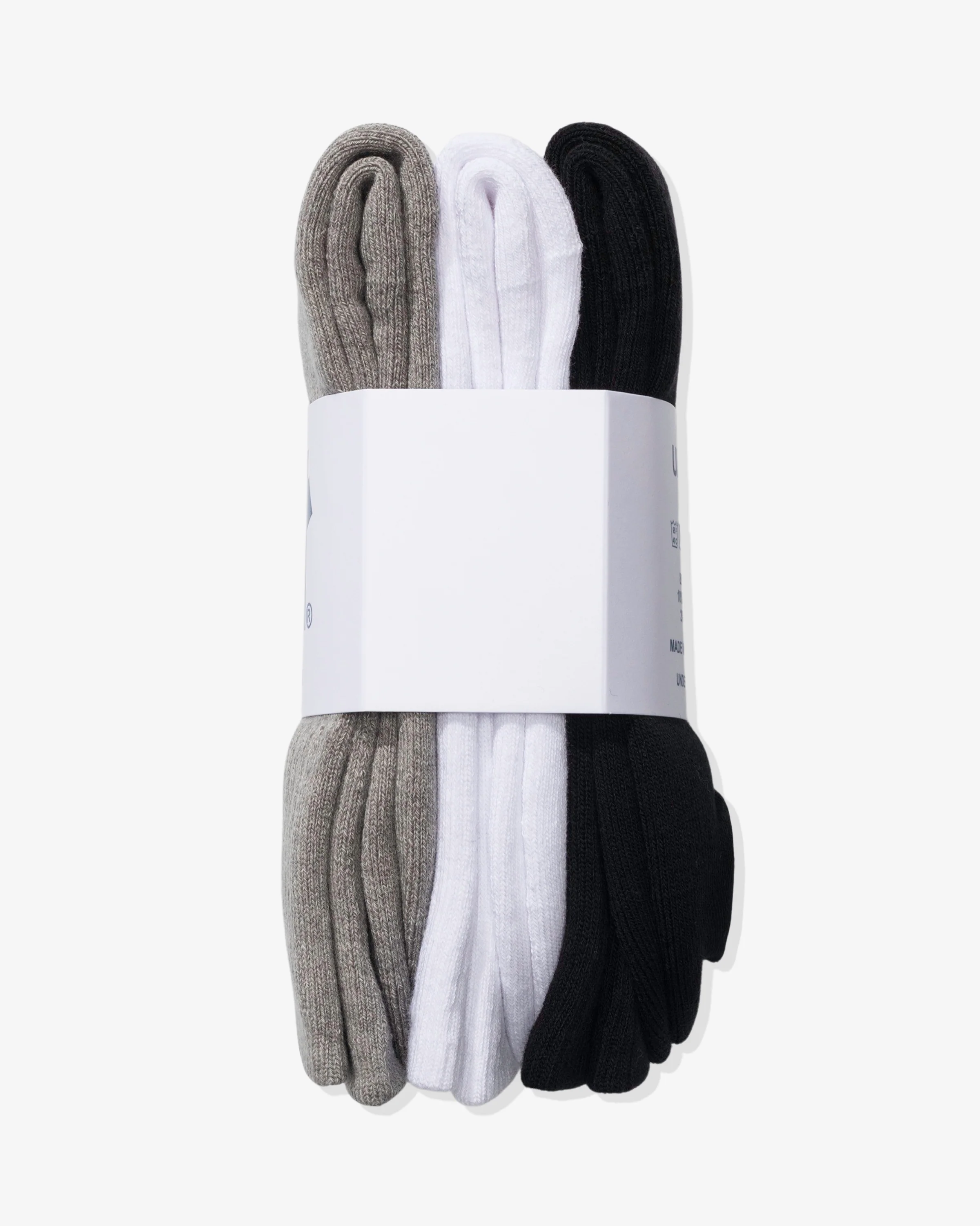 UNDEFEATED ICON CREW SOCK, 3-PACK