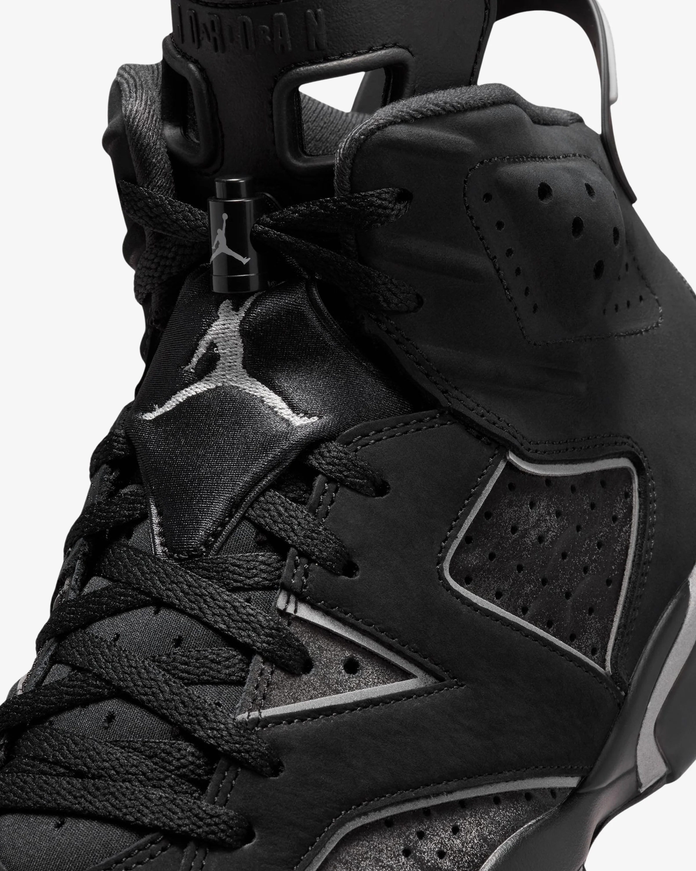 AIR JORDAN 6 RETRO - BLACK/ REFLECT SILVER/ BLACK