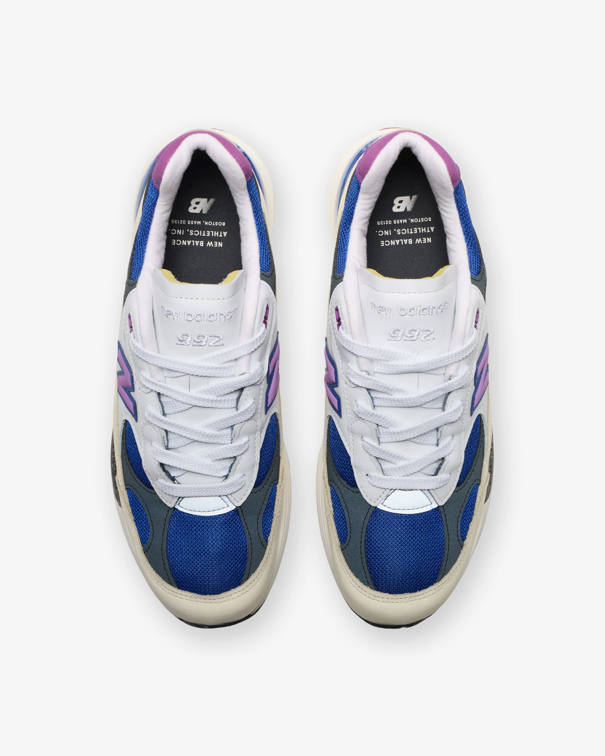 NEW BALANCE 992 'MADE IN USA' - WHITE/ TEAM ROYAL