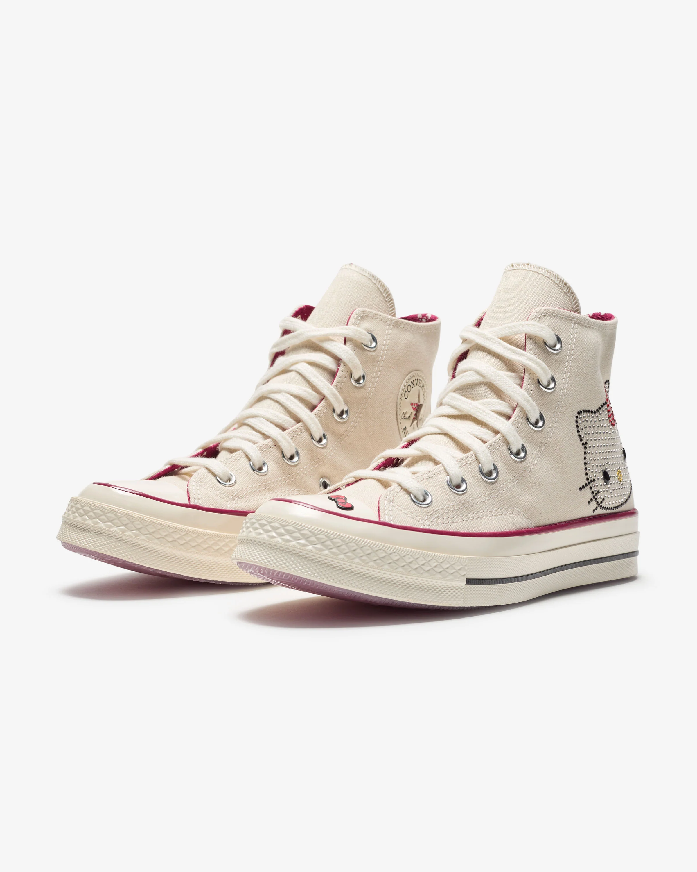 CONVERSE X HELLO KITTY CHUCK TAYLOR 70 W/ SWAROVSKI CRYSTALS