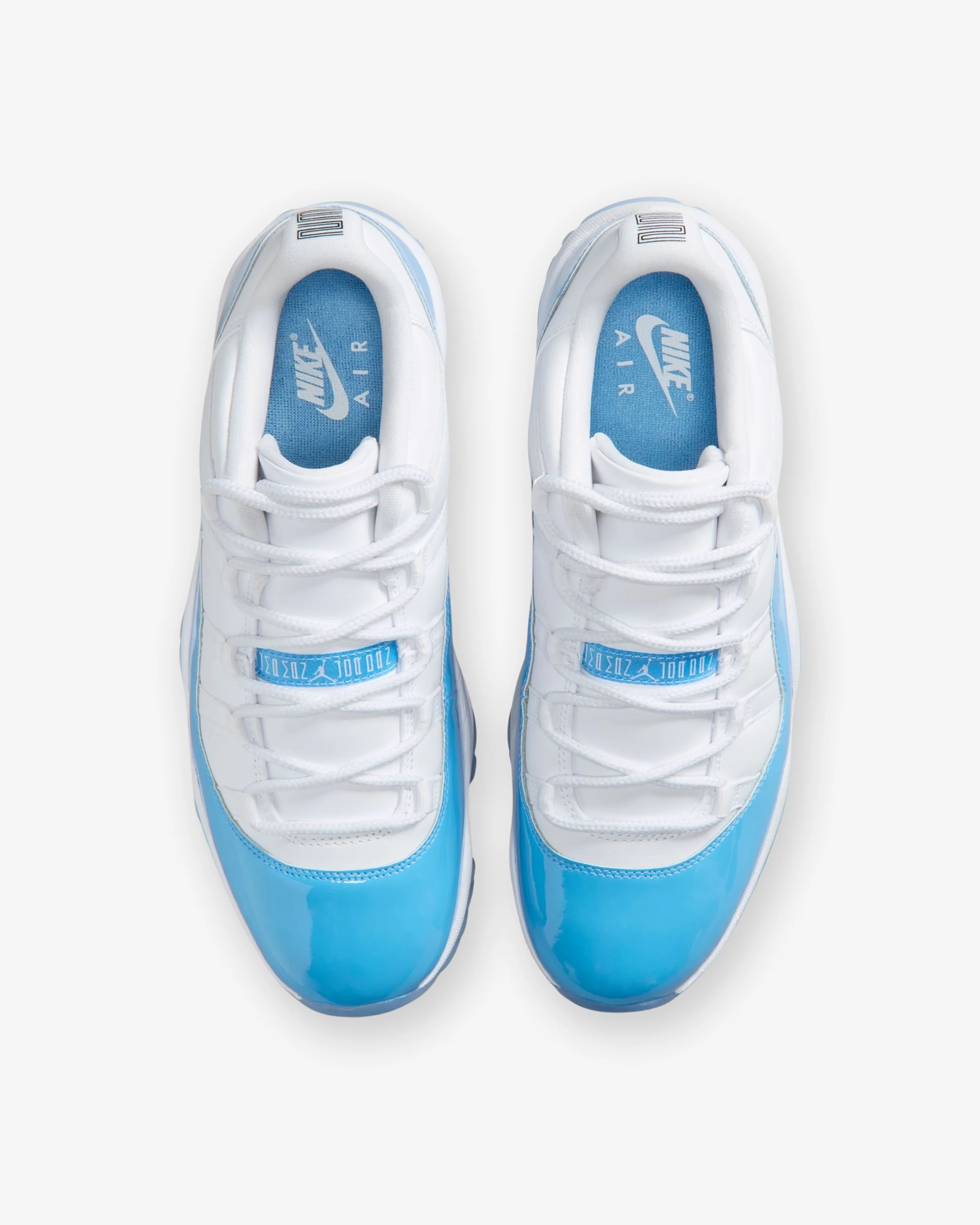 JORDAN AJ 11 RETRO LOW - WHITE/ UNIVERSITY BLUE/ BLACK